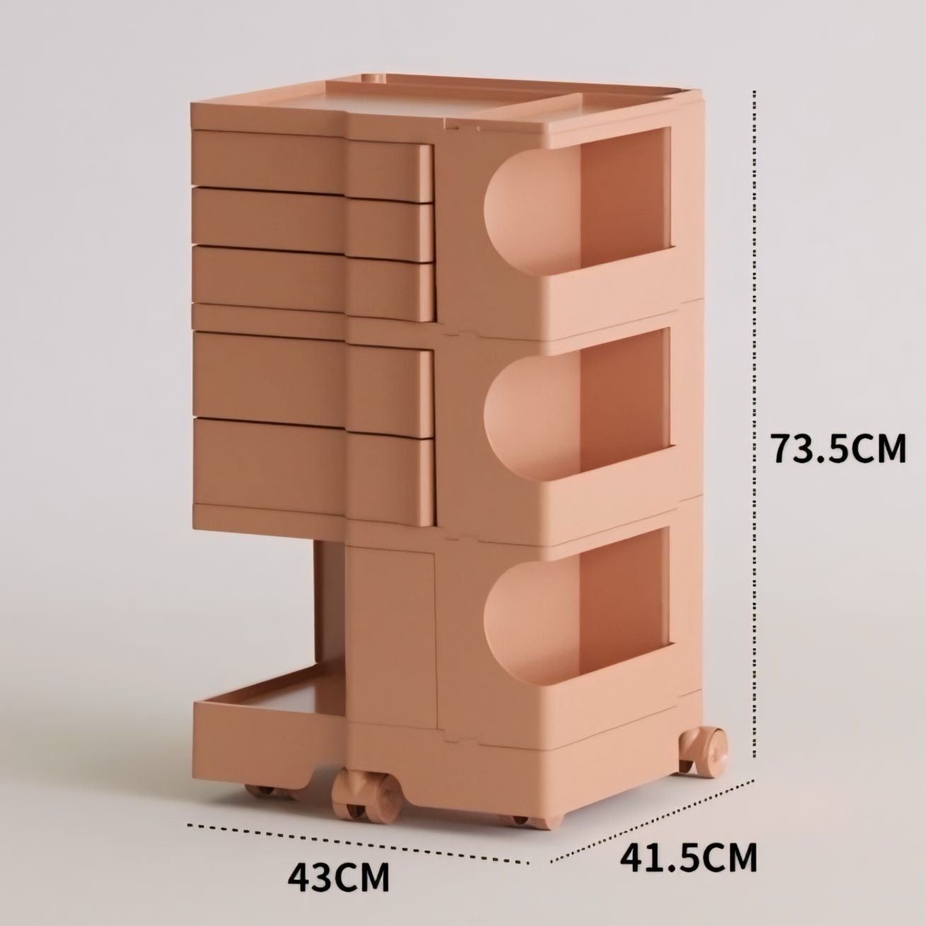 キャスター付きボビーワゴン kocol