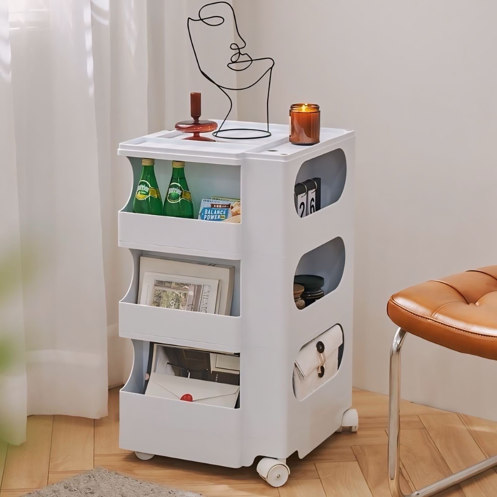 キャスター付きボビーワゴン kocol