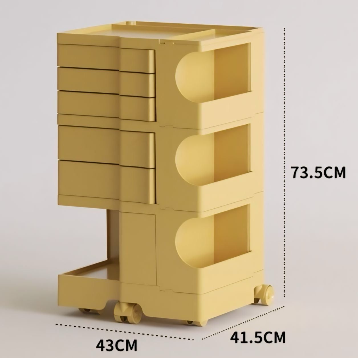 キャスター付きボビーワゴン kocol