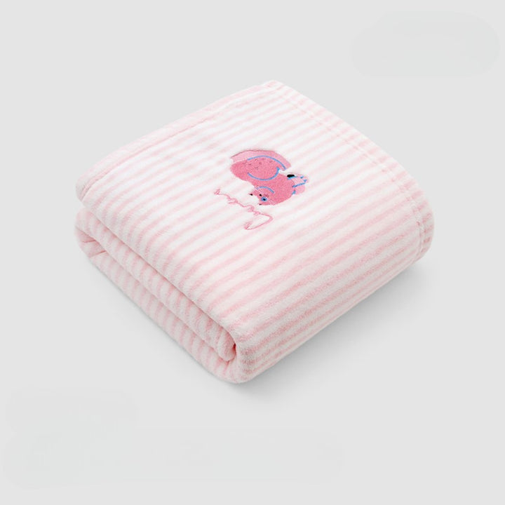 Striped antibacterial towel