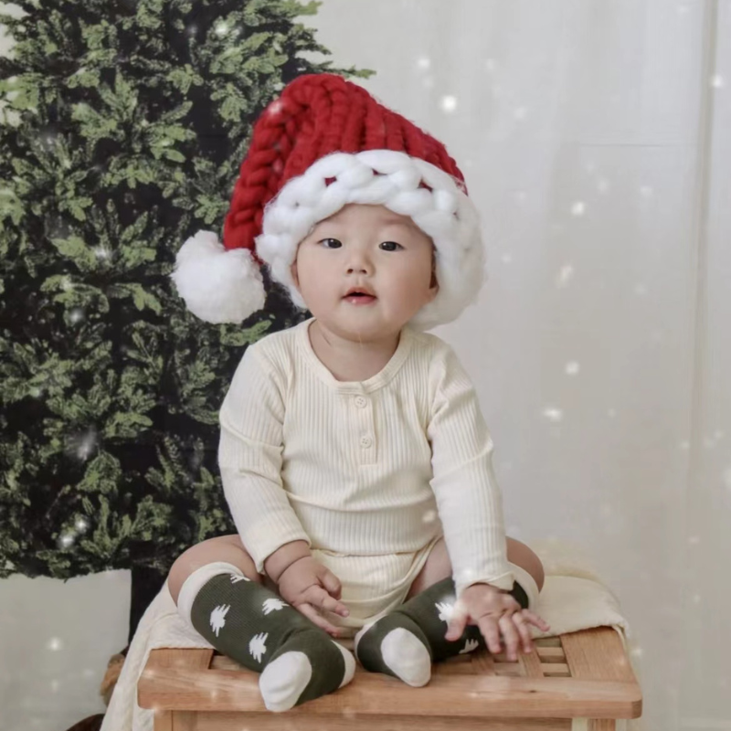 ニットウールサンタ帽子 kocol