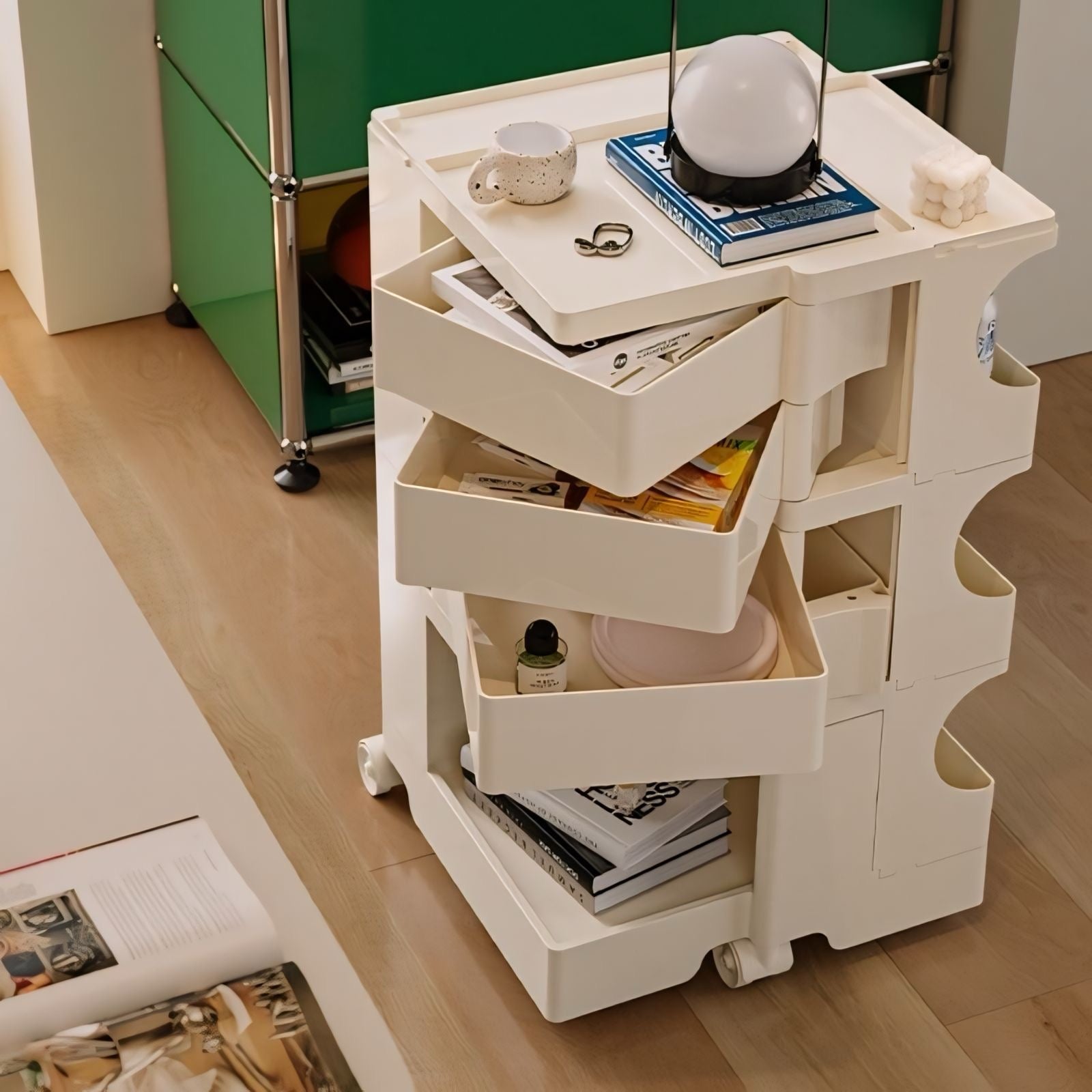 キャスター付きボビーワゴン kocol