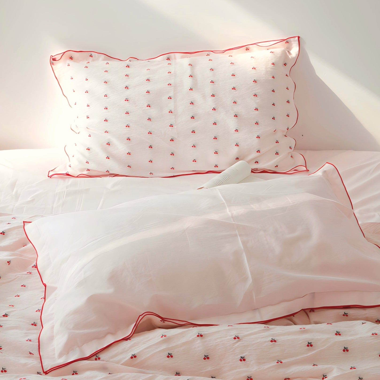 チェリージャガードコットン寝具セット