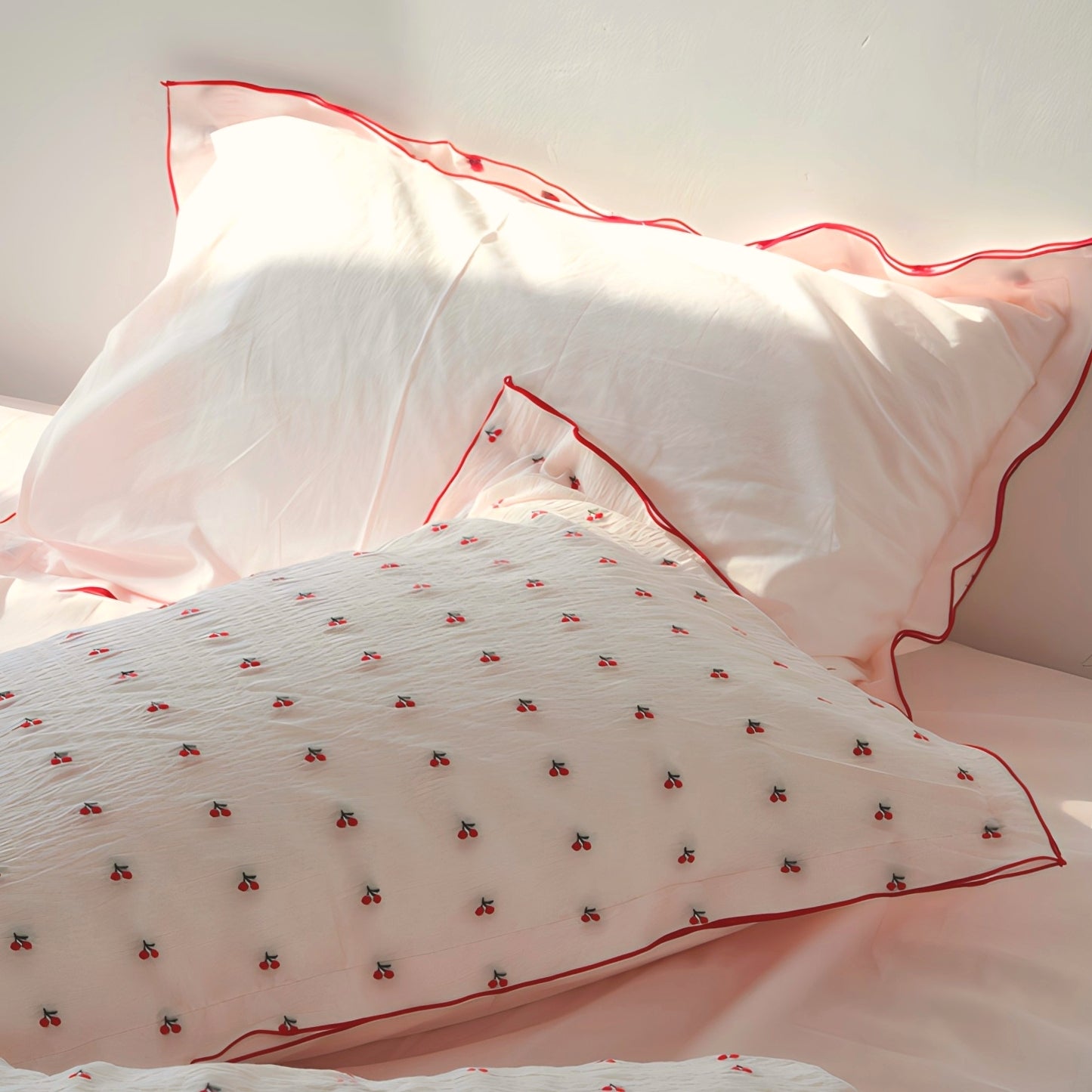 チェリージャガードコットン寝具セット