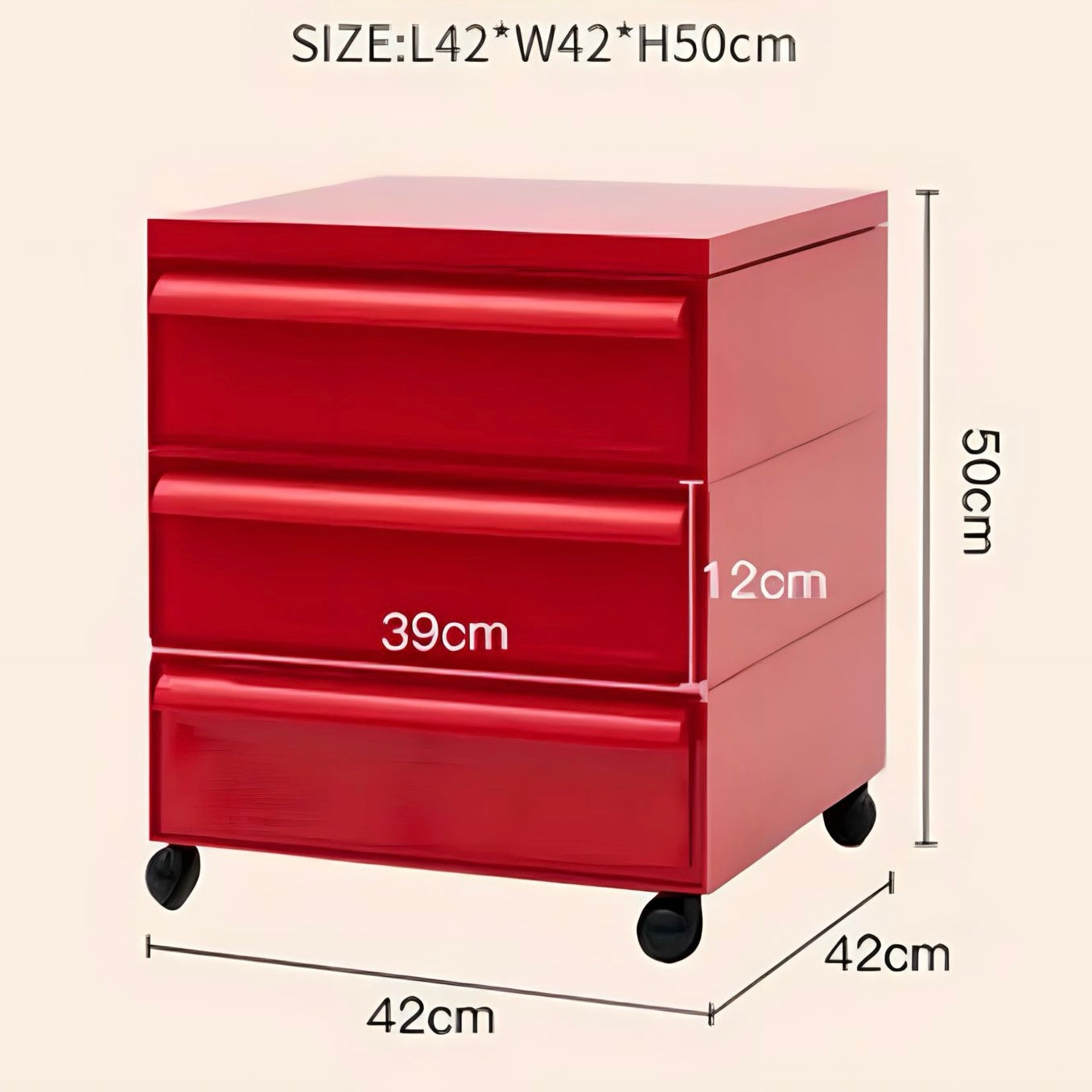 モダンカラフル可動式キャビネット kocol