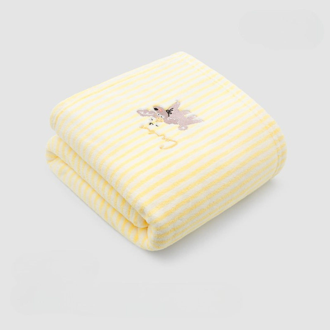 Striped antibacterial towel