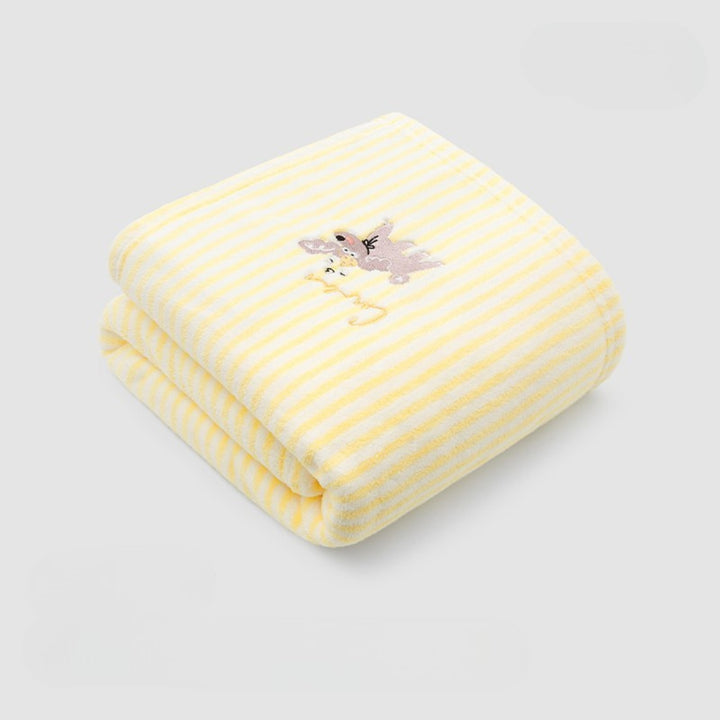 Striped antibacterial towel