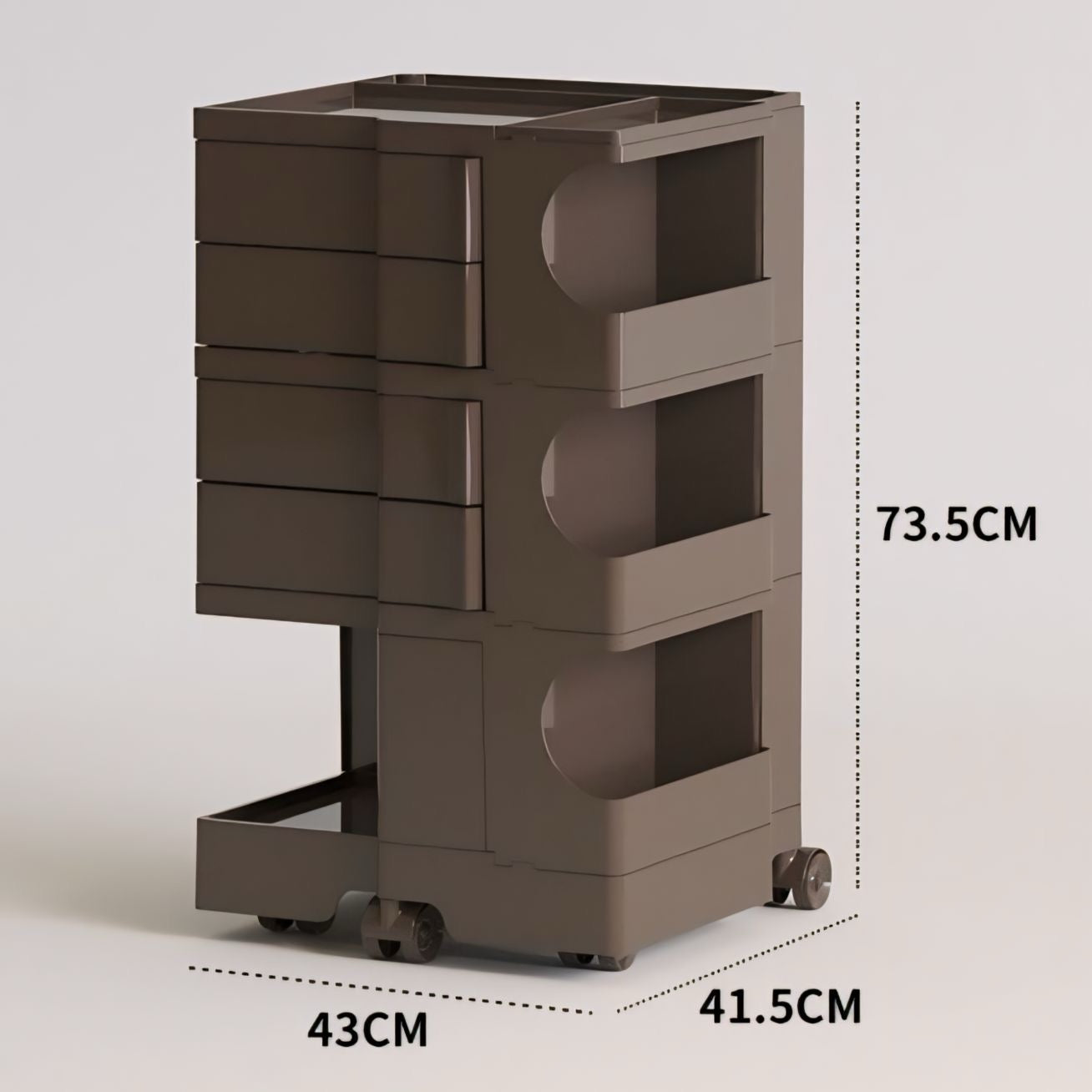 キャスター付きボビーワゴン kocol