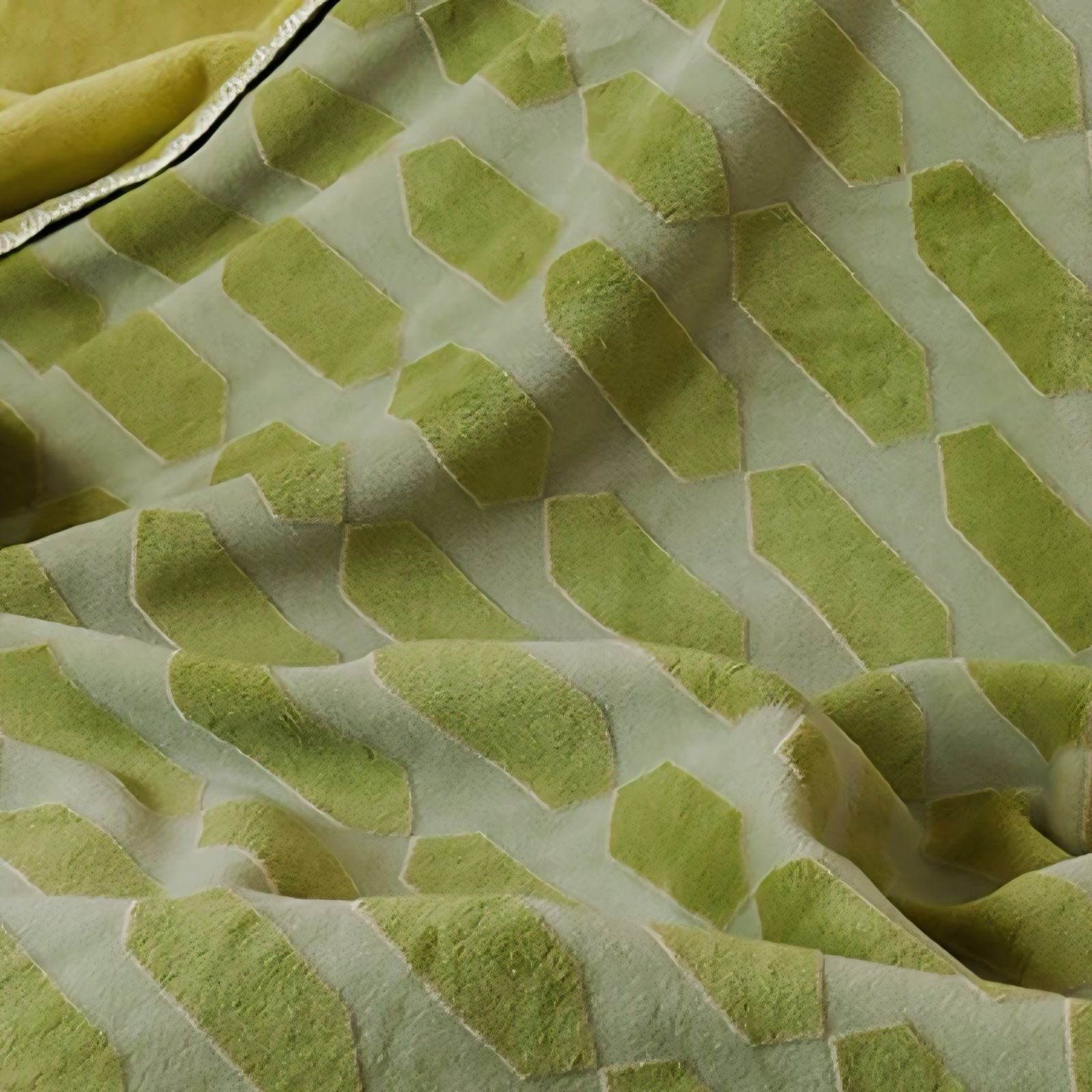 立体柄カラフルフリースブランケット 