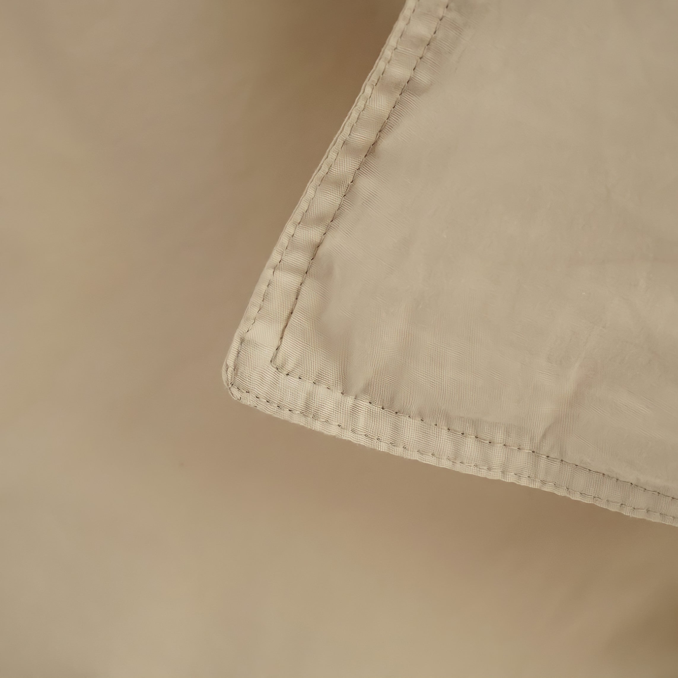 Pure Cotton Nuance Pastel Duvet Cover, Almond