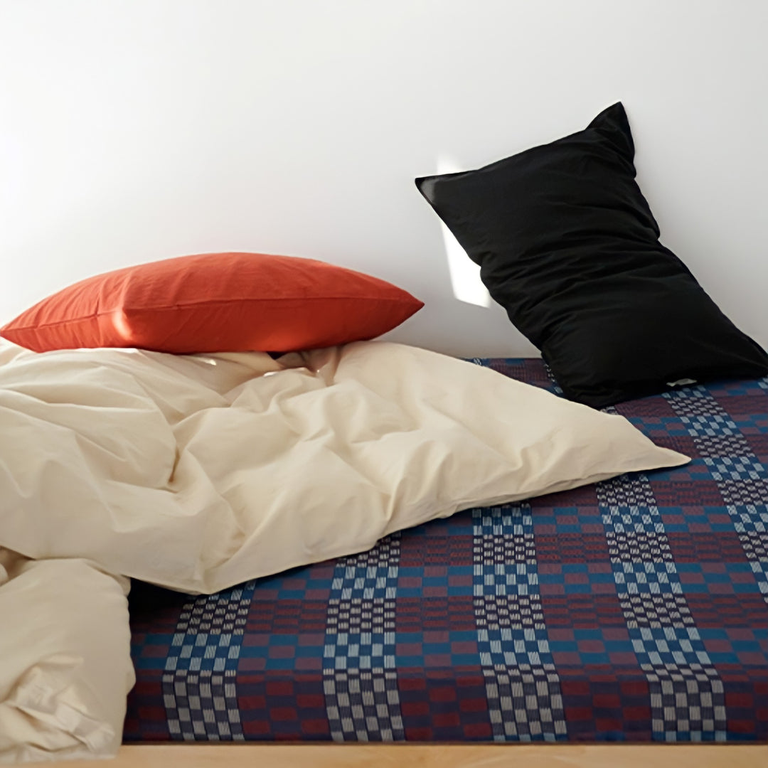 ピュアコットンニュアンスパステル布団カバー アーモンド