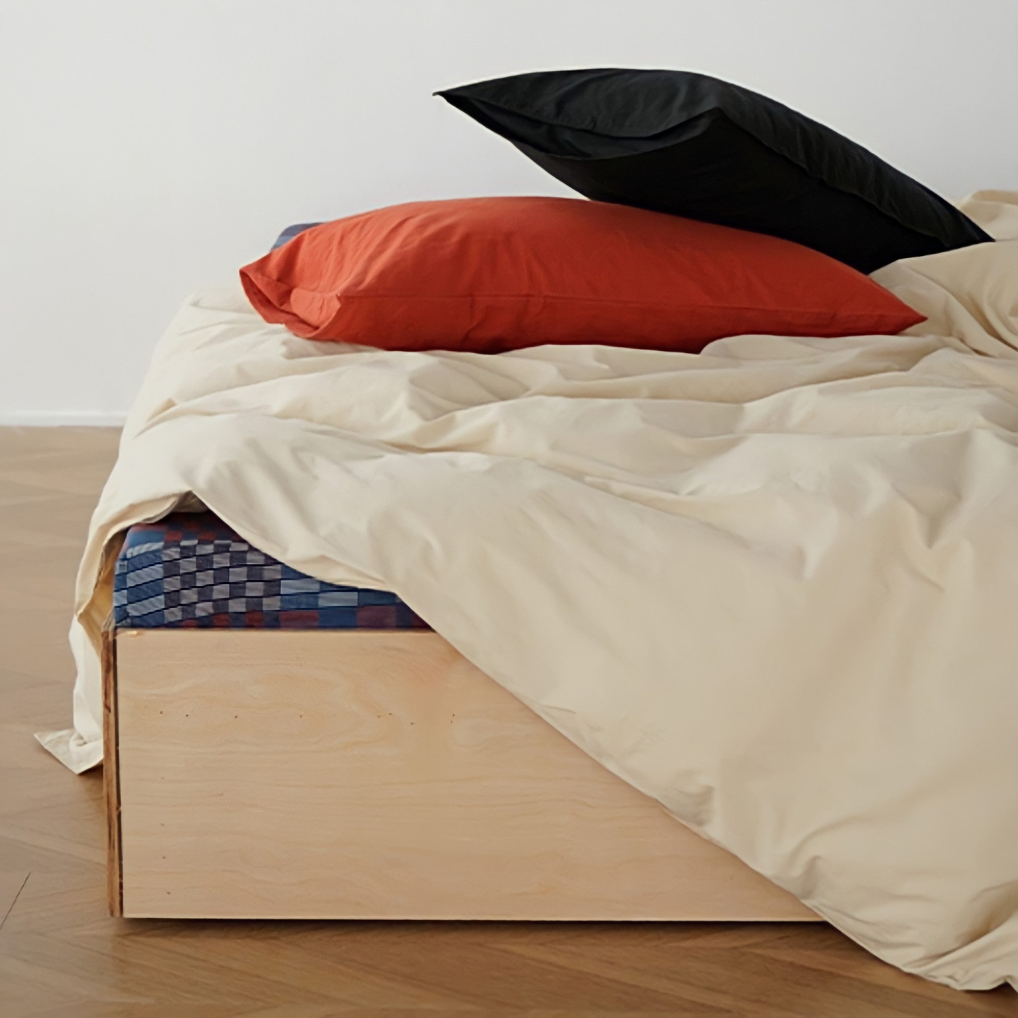 Pure Cotton Nuance Pastel Duvet Cover, Almond