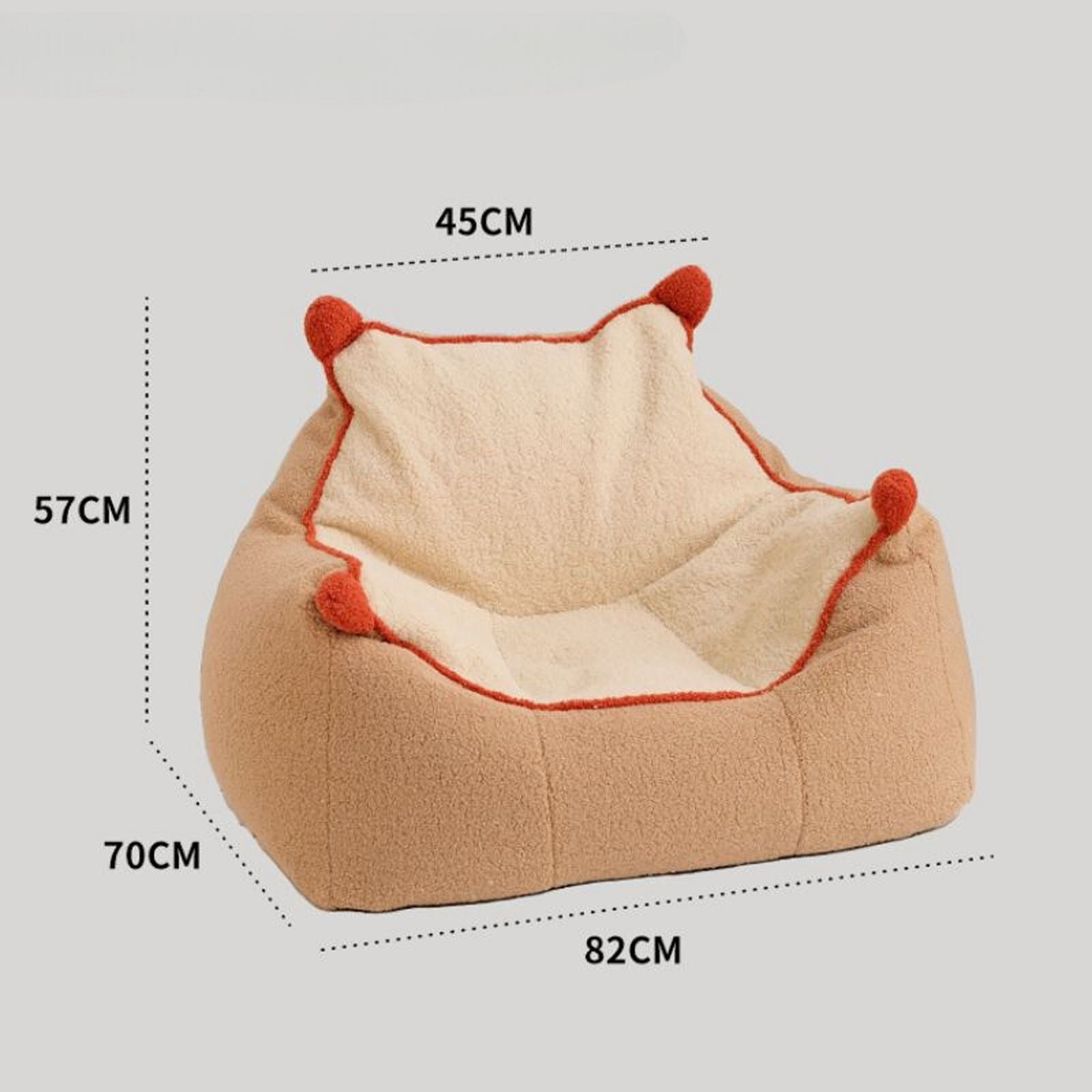 美品 kocol(ココル)パイピングコントラストカラー一人掛けソファ パイピングコントラストカラー一人掛けソファ