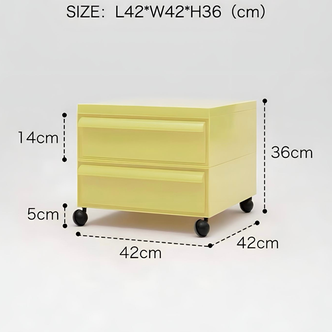 モダンカラフル可動式キャビネット kocol