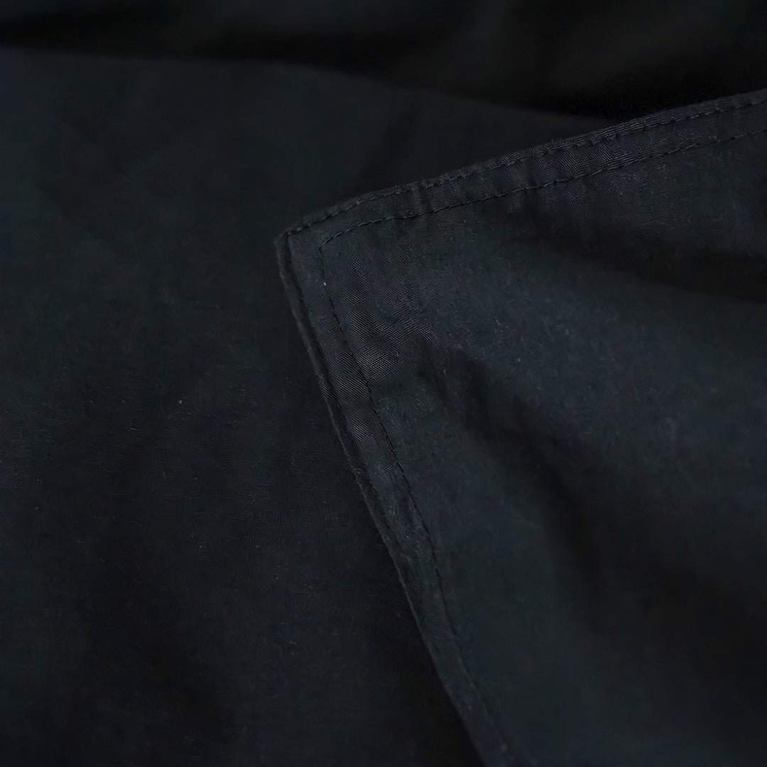 Pure Cotton Nuance Pastel Duvet Cover, Black