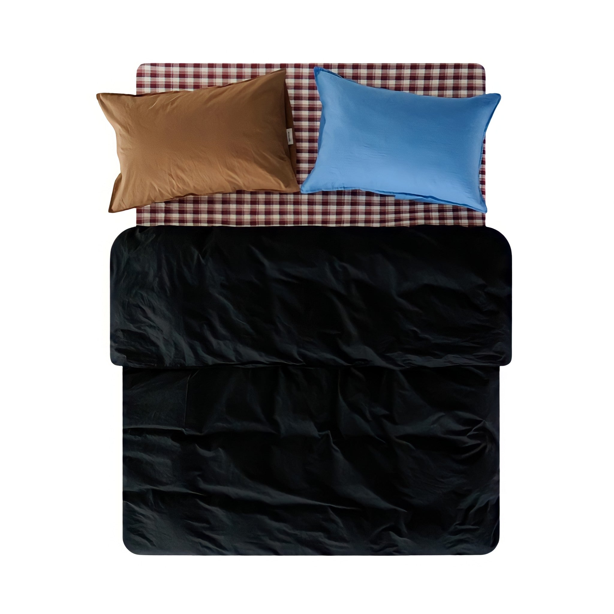 ピュアコットンニュアンスパステル布団カバー ブラック