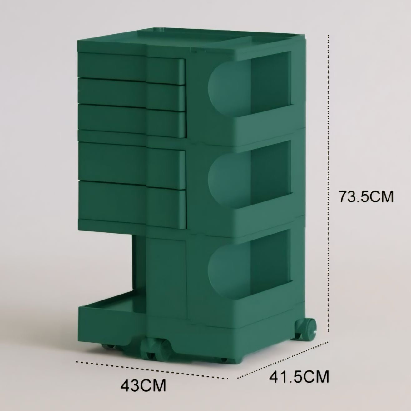 キャスター付きボビーワゴン kocol