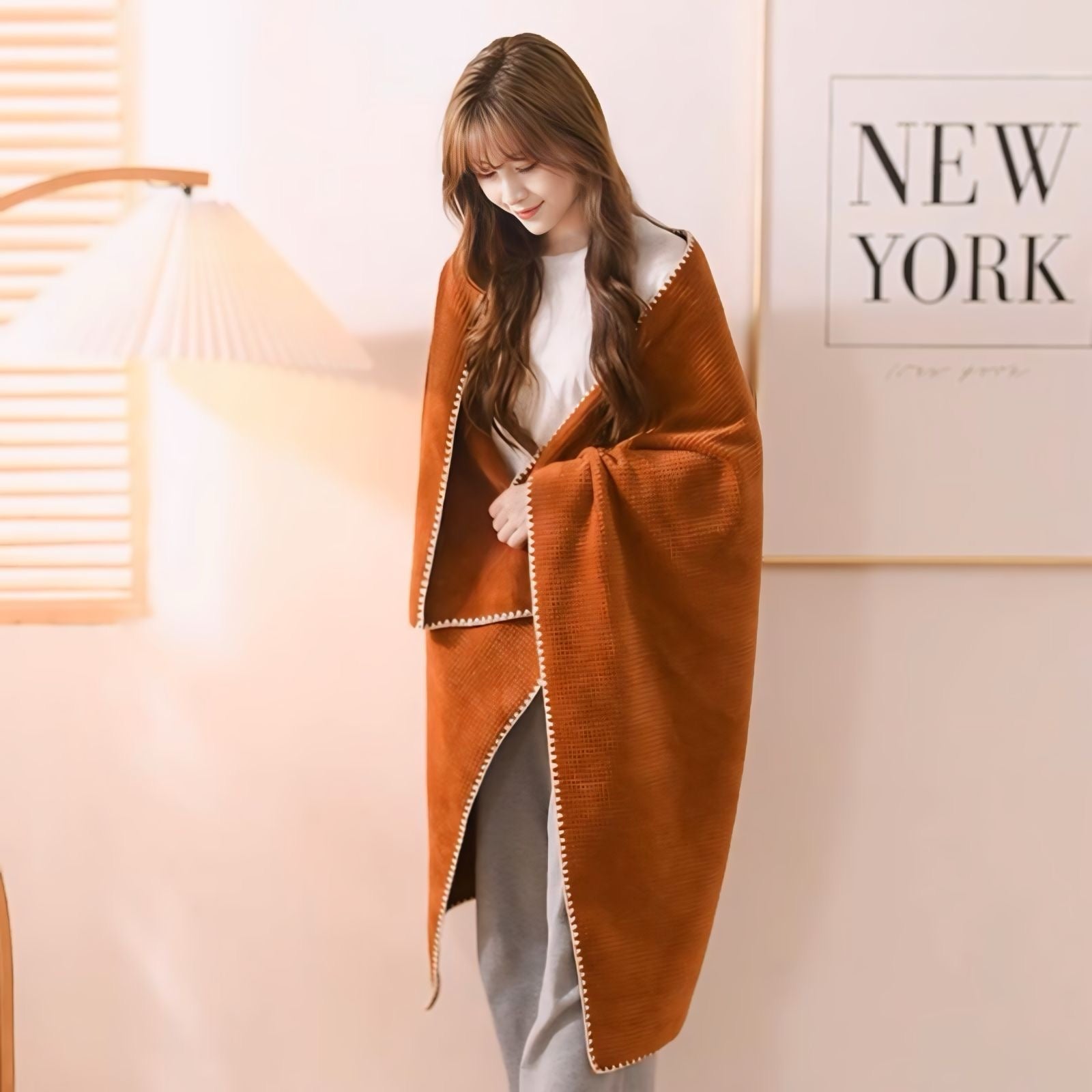 カラフルワッフルブランケット kocol