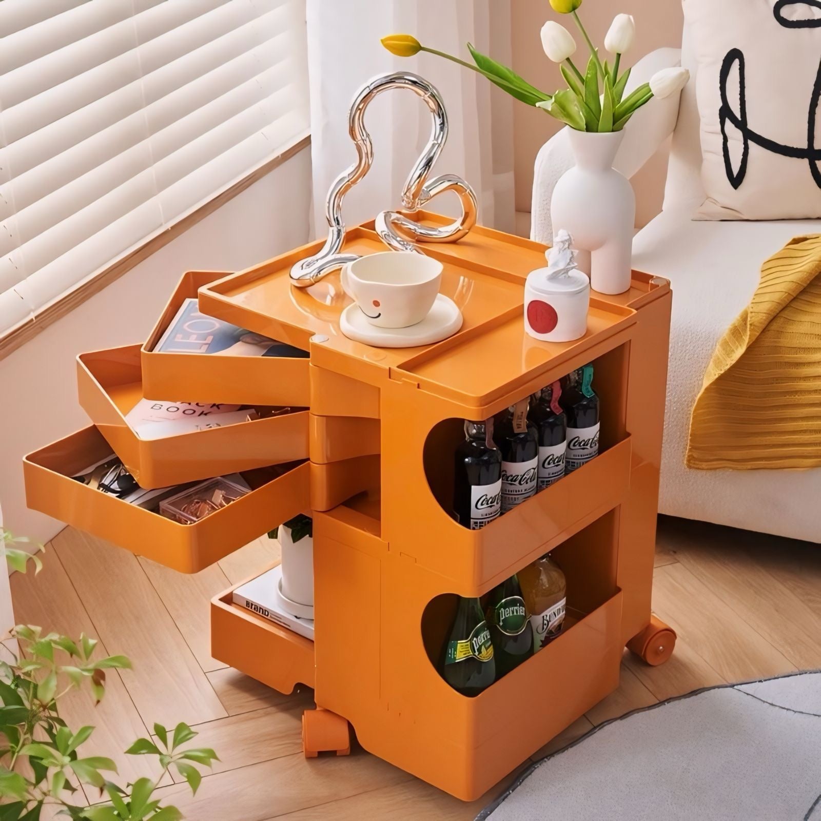 キャスター付きボビーワゴン kocol