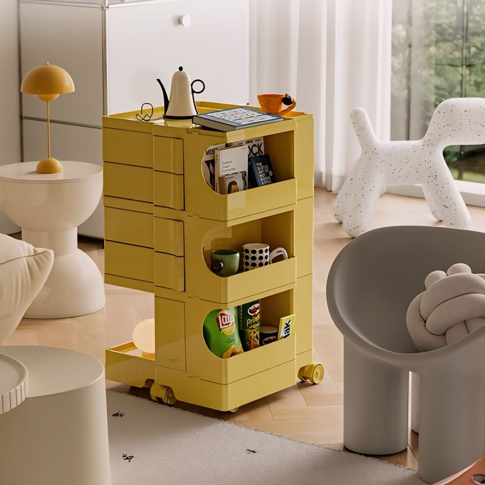 キャスター付きボビーワゴン kocol