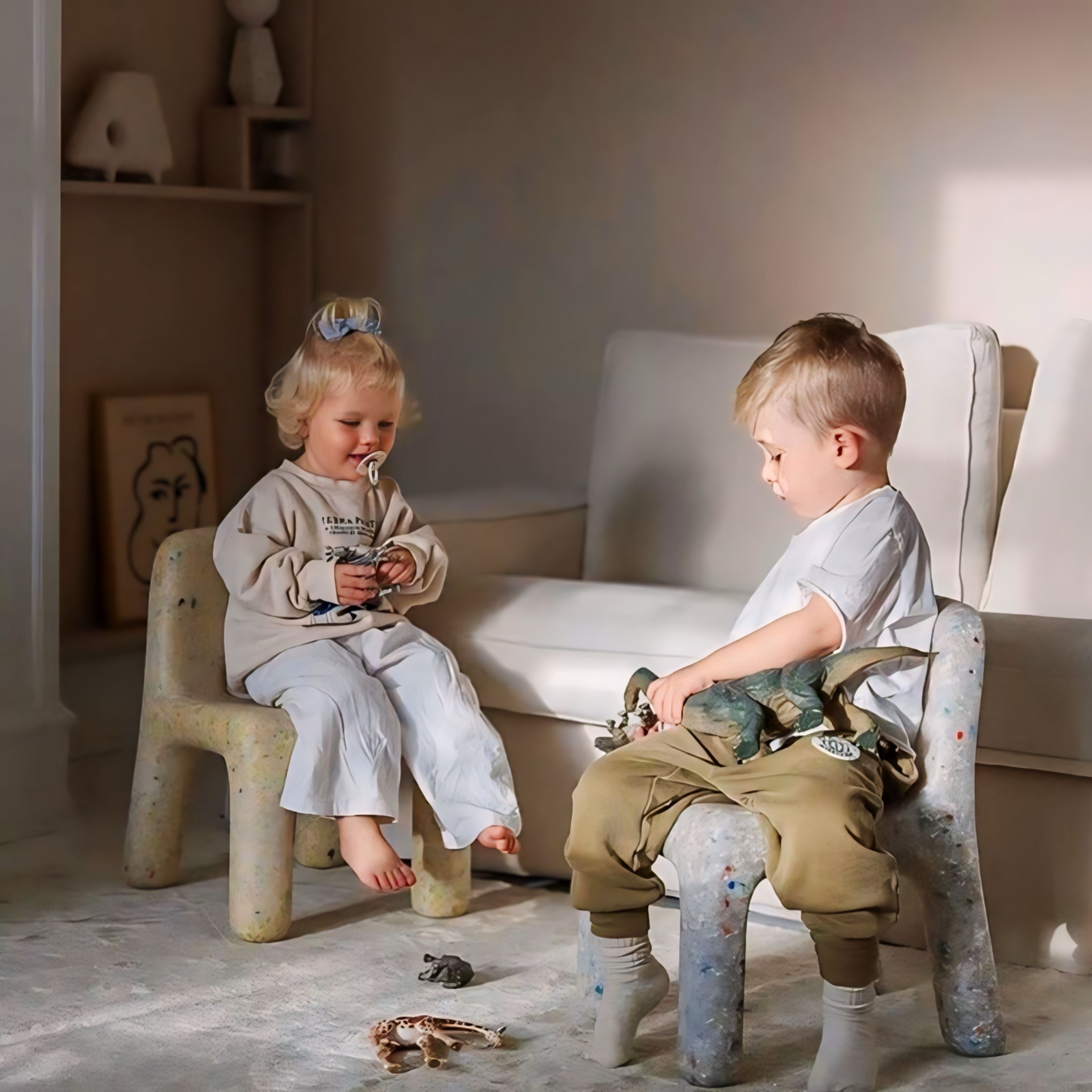 カラフルミニキッズチェア kocol