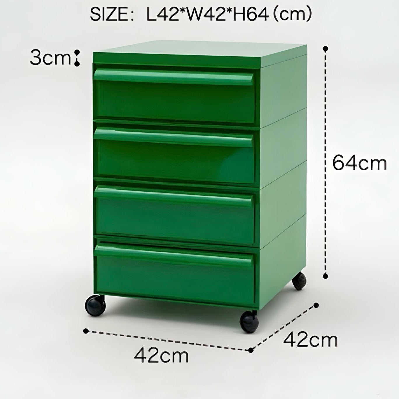 モダンカラフル可動式キャビネット kocol