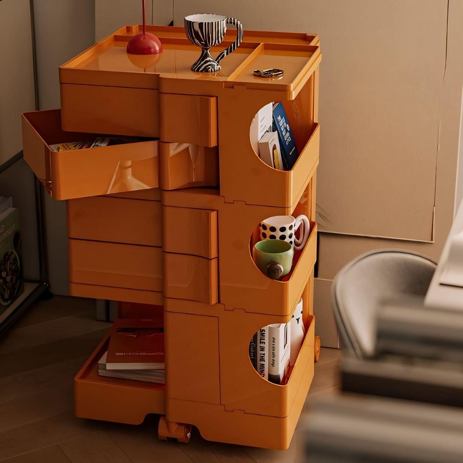 キャスター付きボビーワゴン kocol