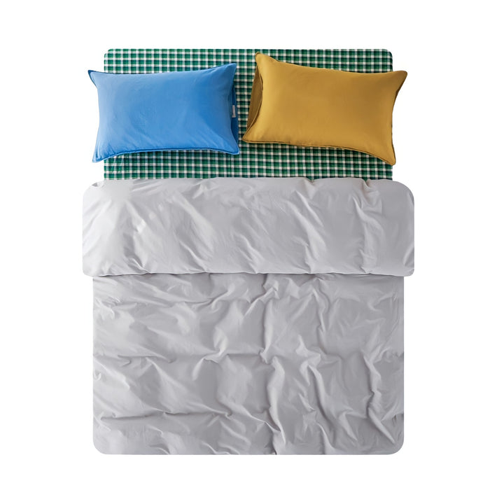 Pure cotton nuance pastel duvet cover, grey