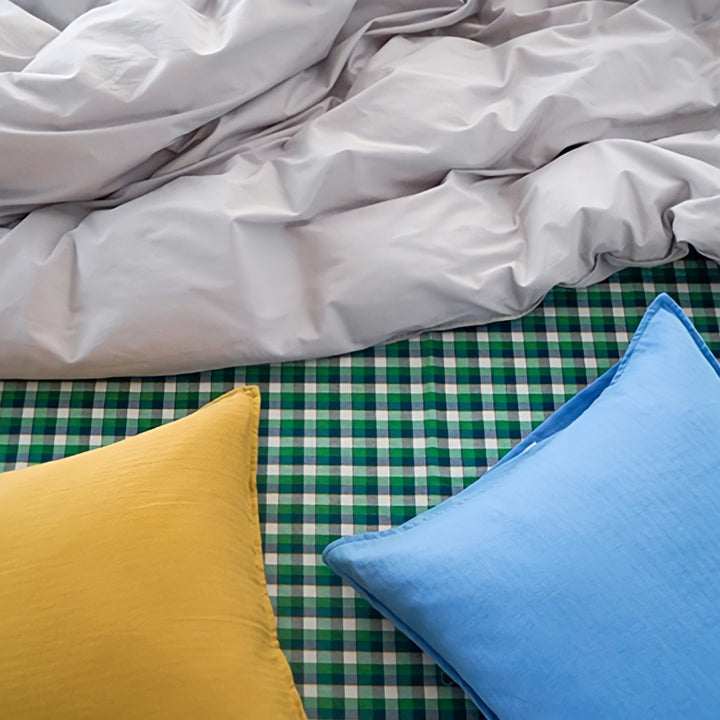 Pure cotton nuance pastel duvet cover, grey