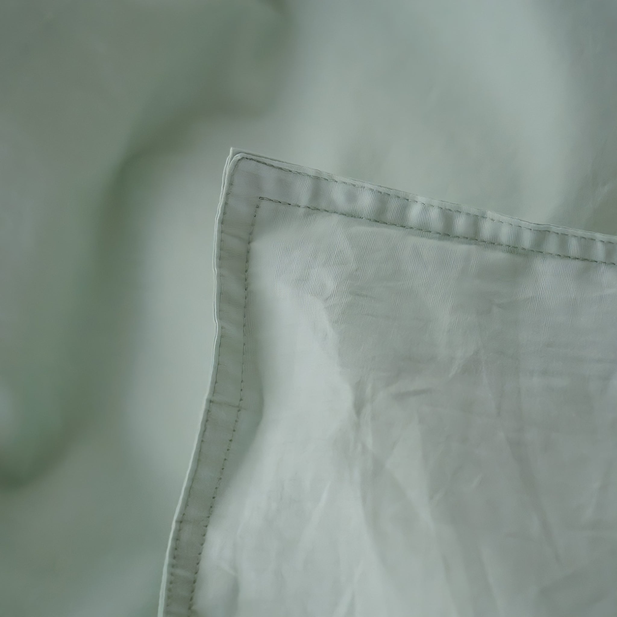 ピュアコットンニュアンスパステル布団カバー グリーン