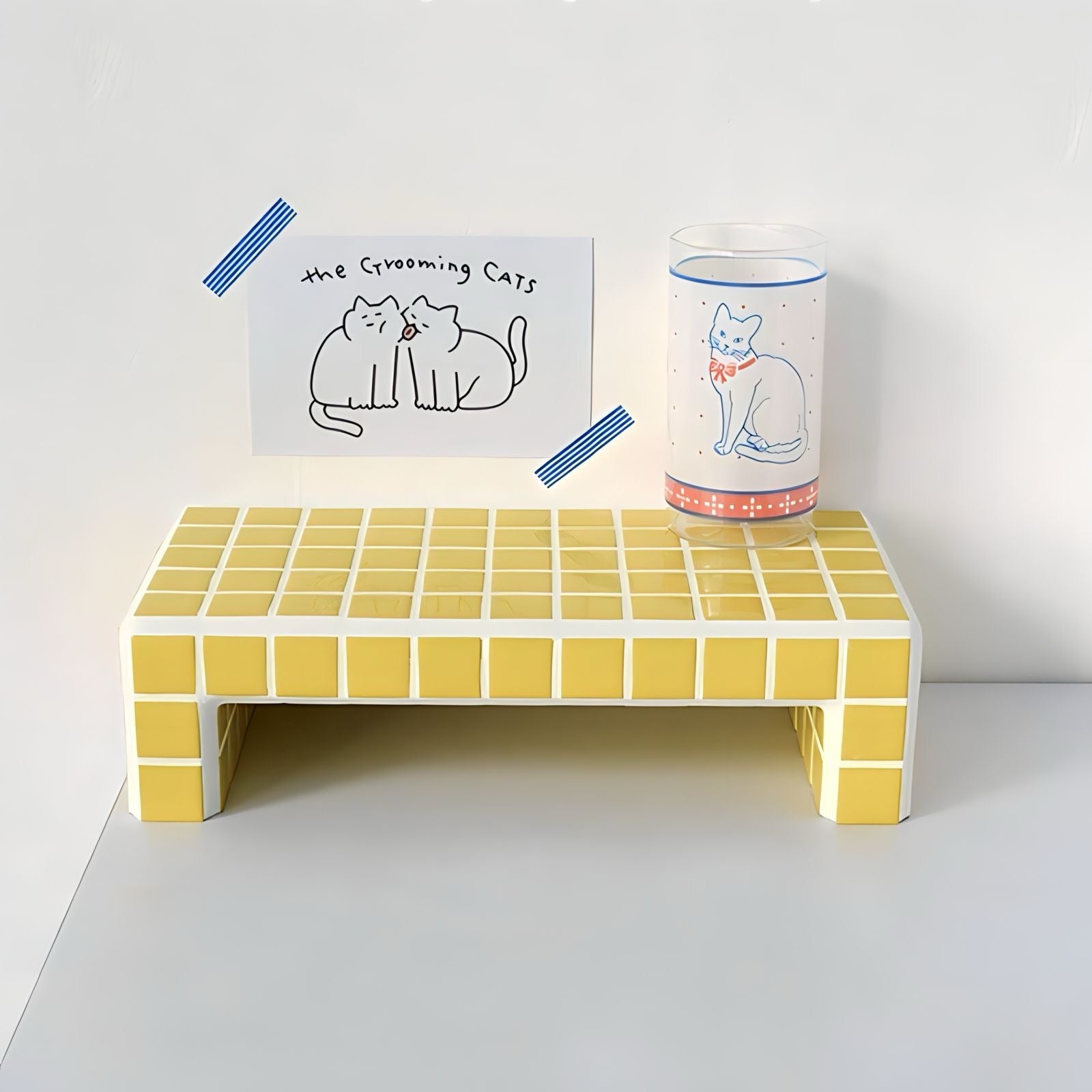 チェッカーボードタイルラック 