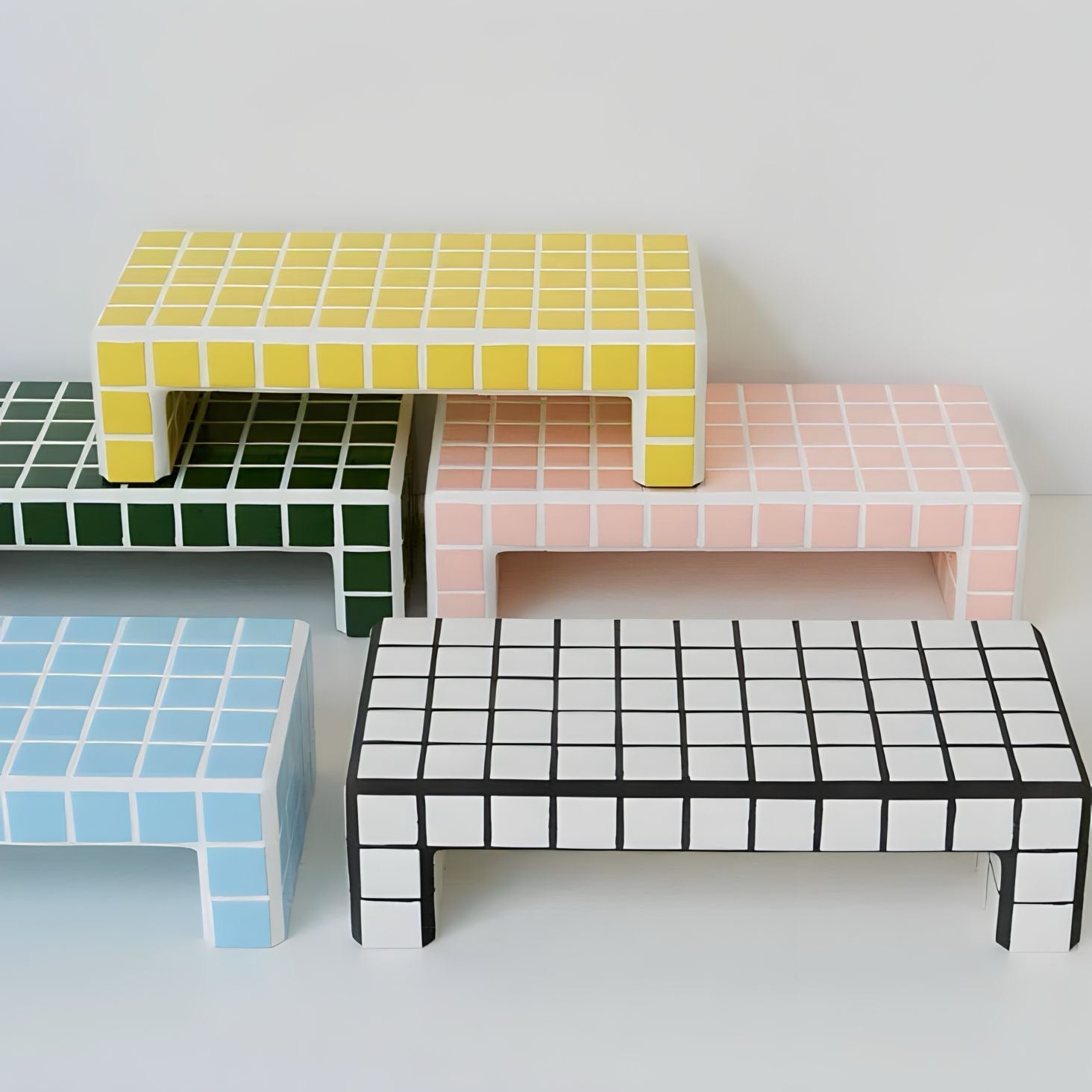 チェッカーボードタイルラック 