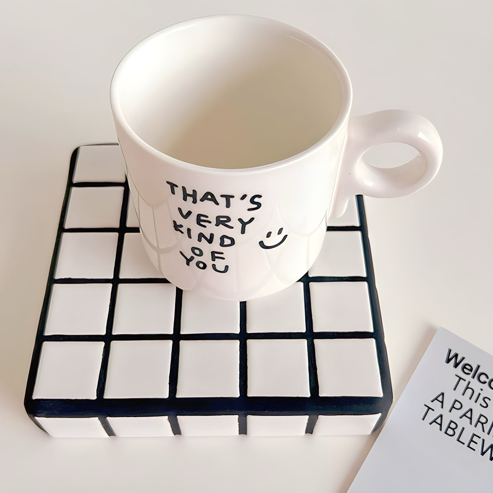 チェッカーボードタイルラック 