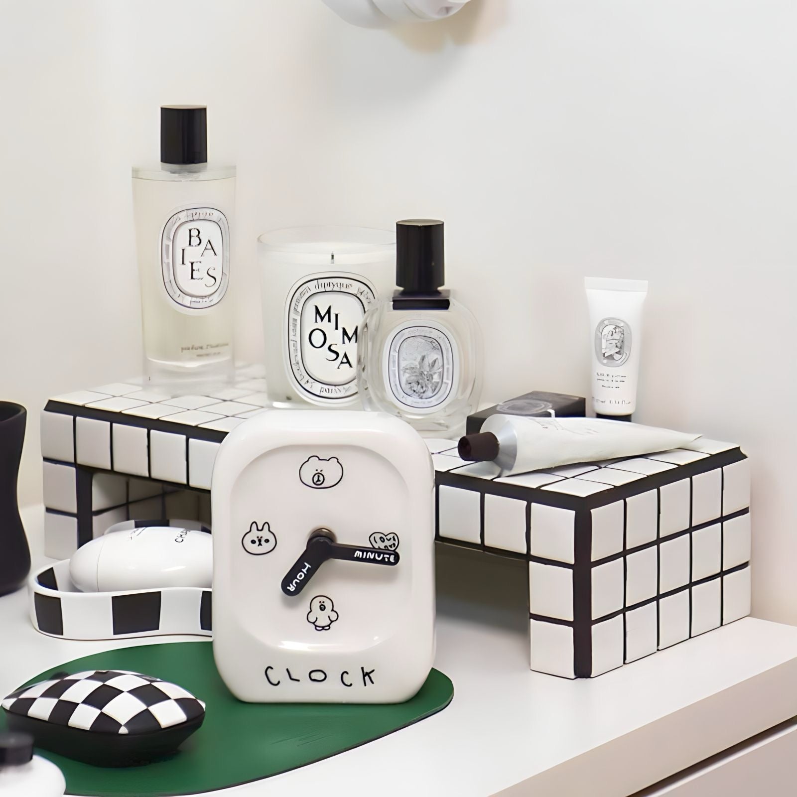 チェッカーボードタイルラック 