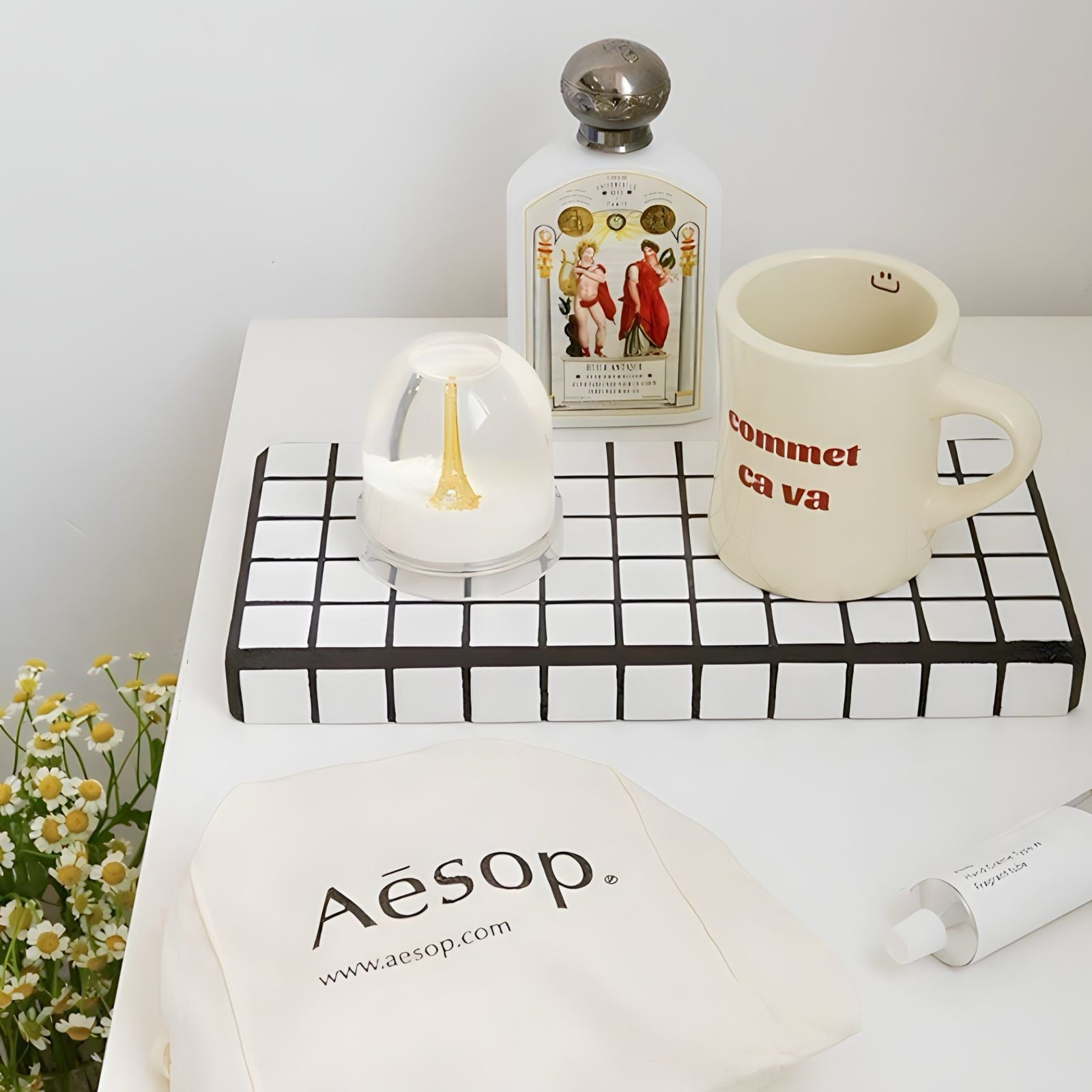 チェッカーボードタイルラック 