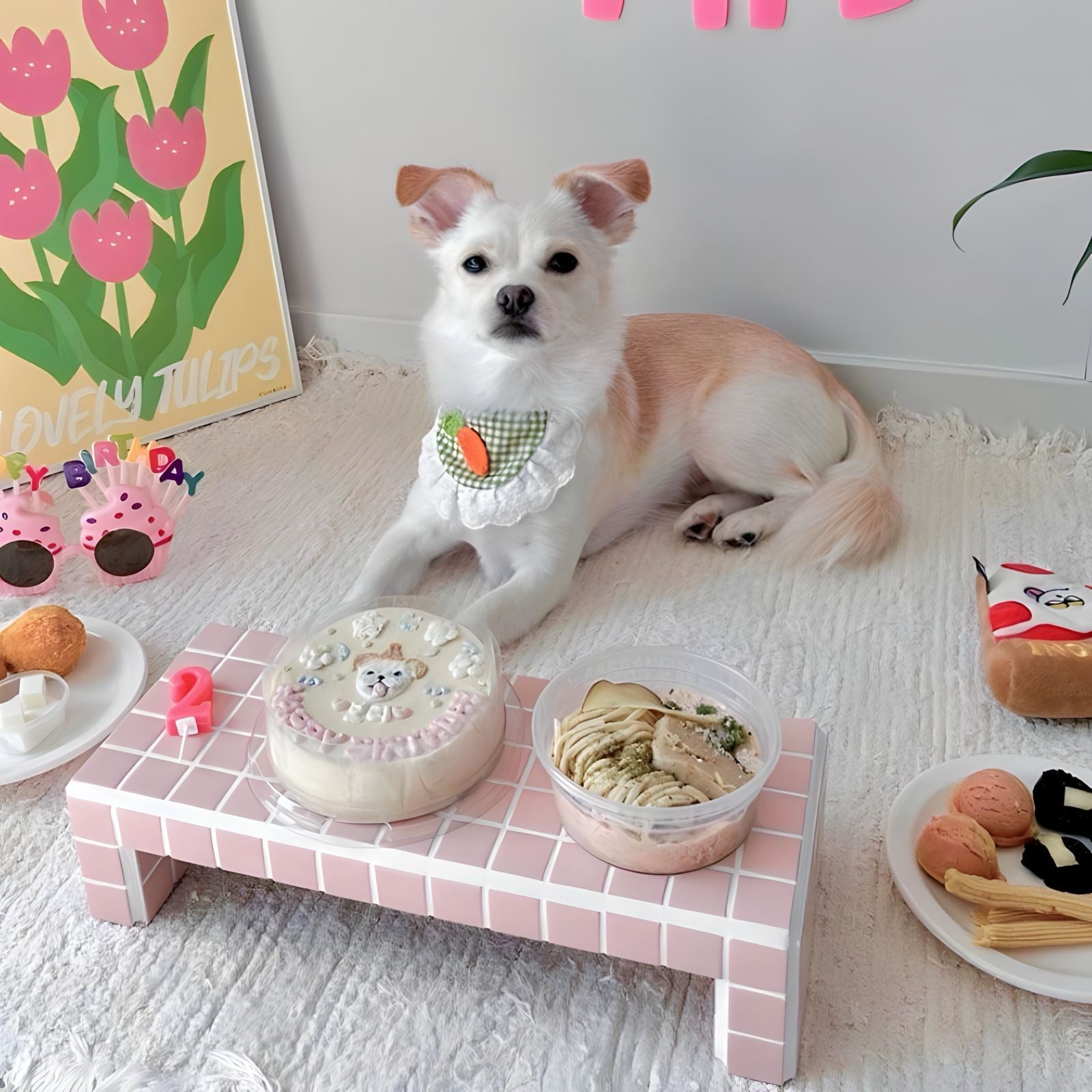 チェッカーボードタイルラック 