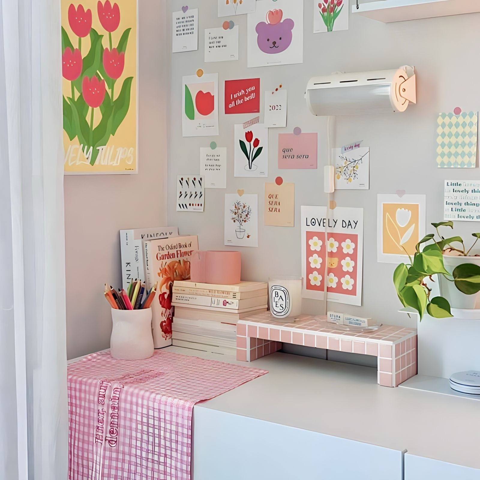 チェッカーボードタイルラック 