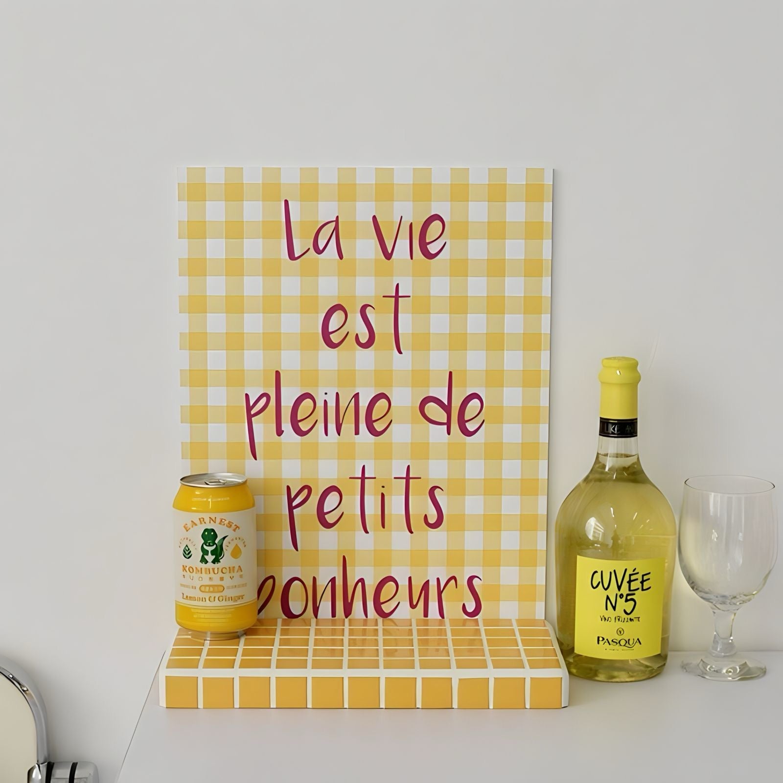 チェッカーボードタイルラック 