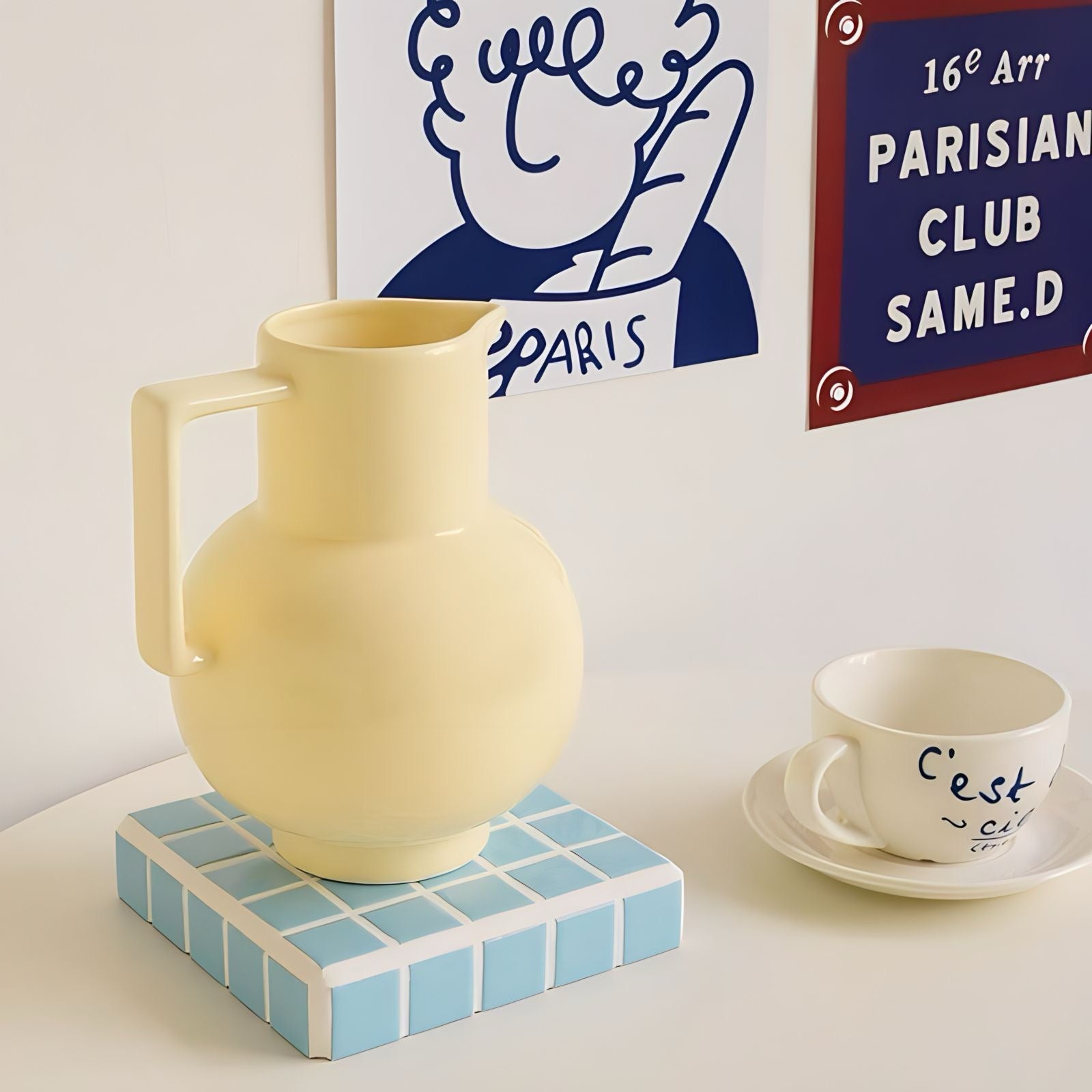 チェッカーボードタイルラック 