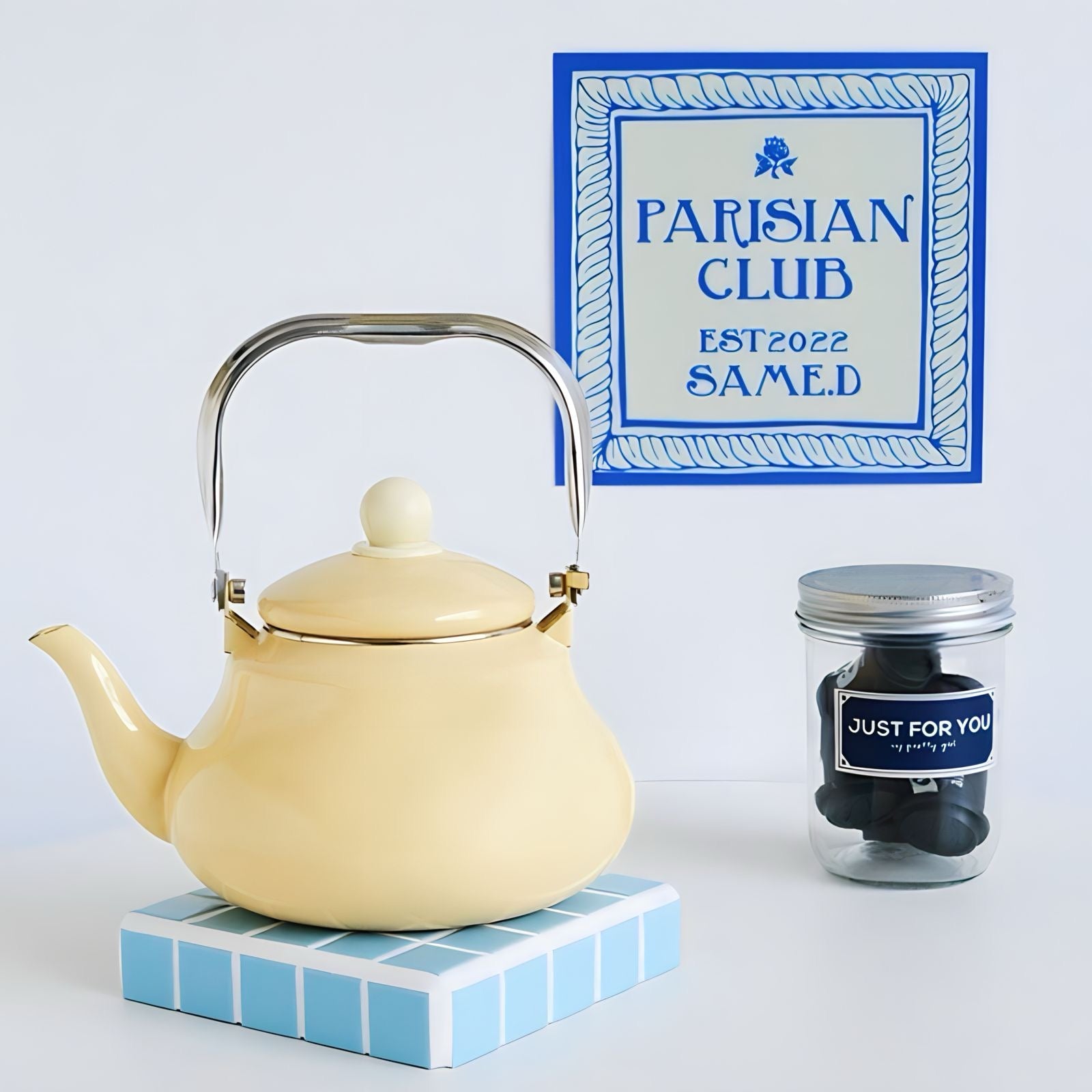 チェッカーボードタイルラック 