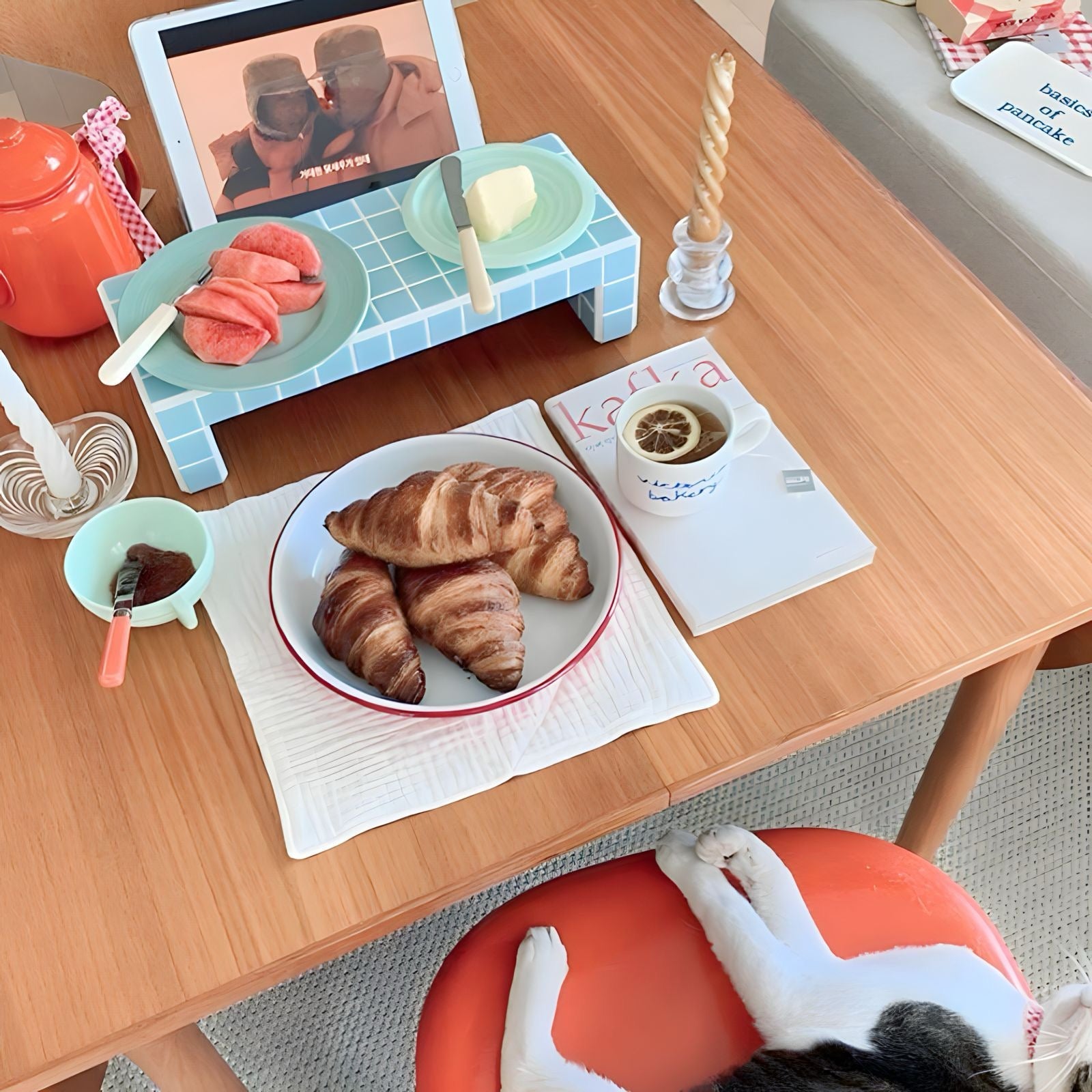 チェッカーボードタイルラック 