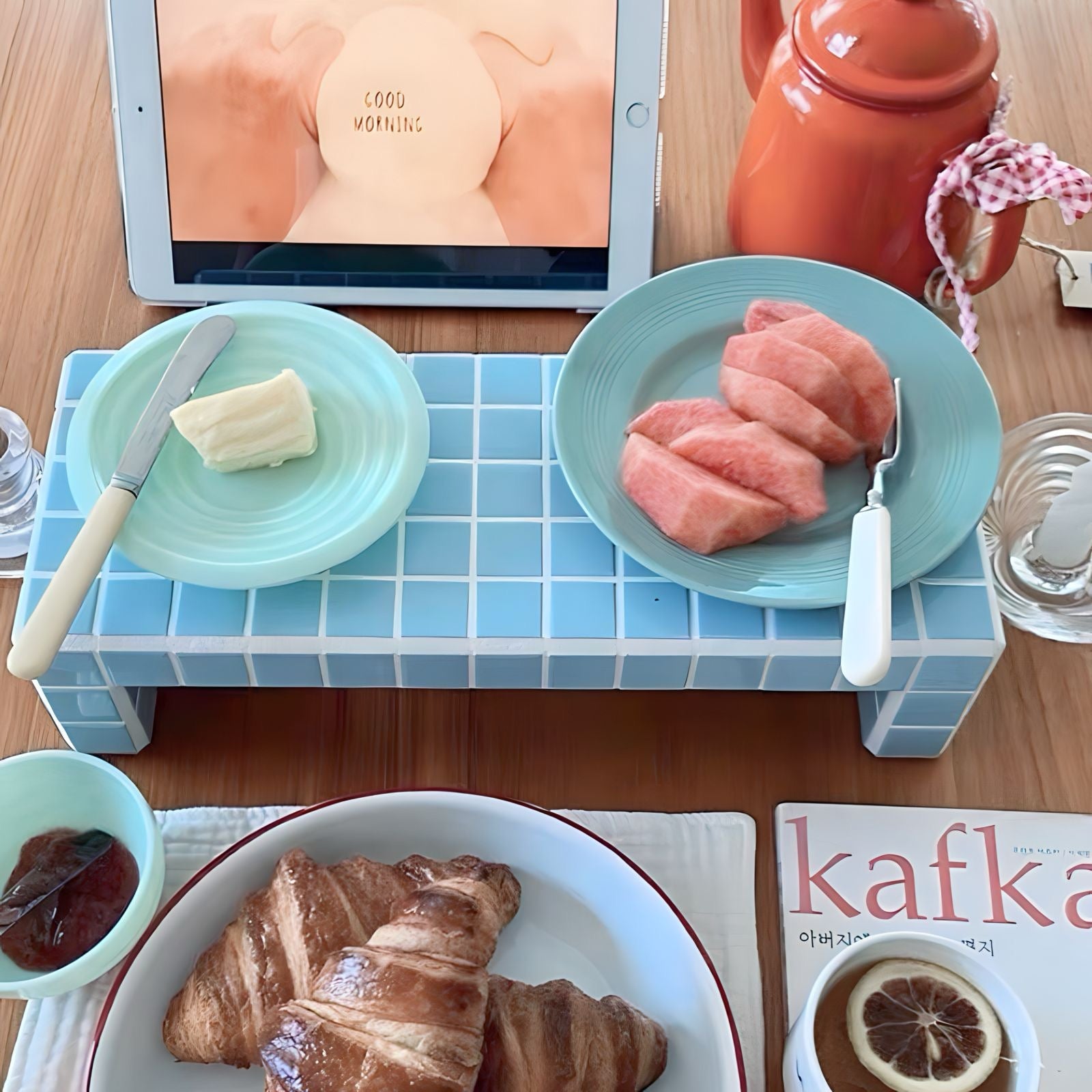 チェッカーボードタイルラック 