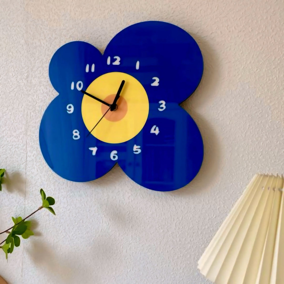 フラワーデザイン時計
