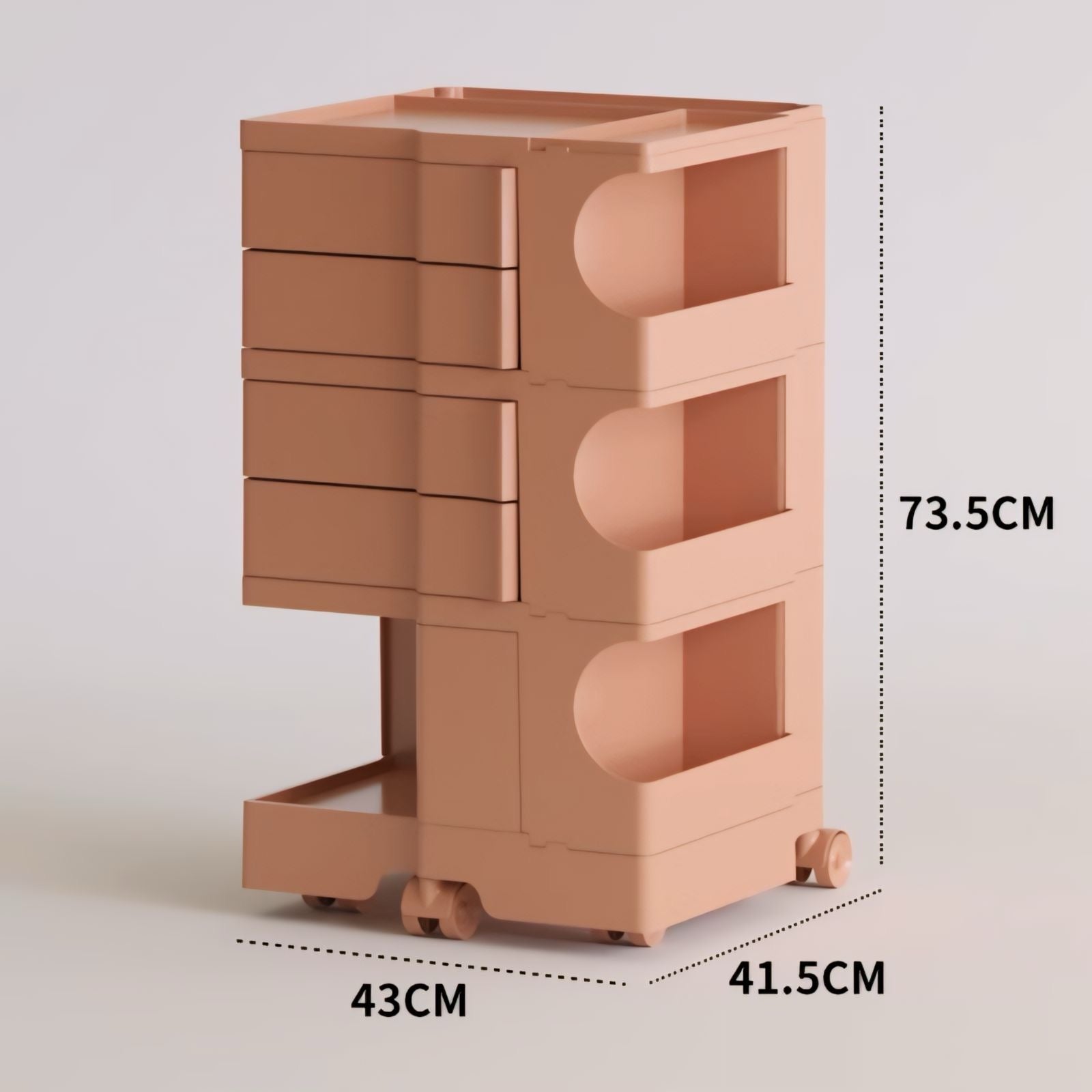 キャスター付きボビーワゴン kocol
