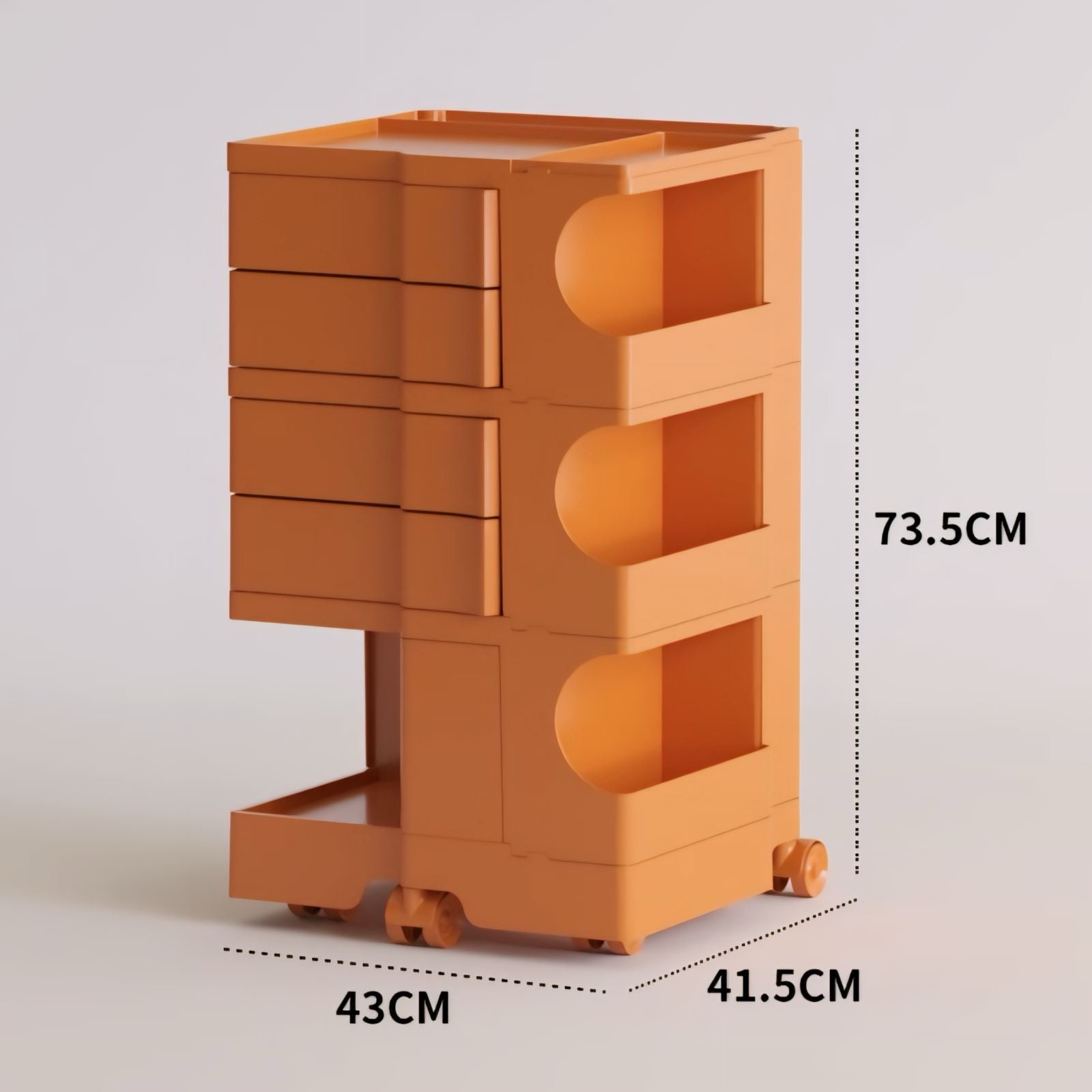 キャスター付きボビーワゴン kocol