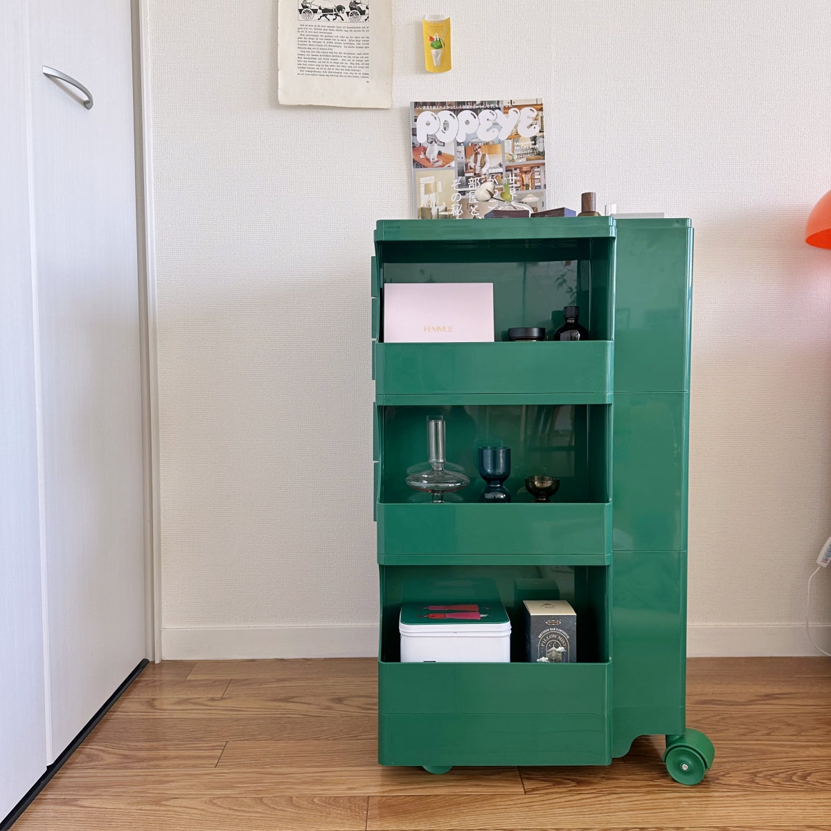 キャスター付きボビーワゴン kocol