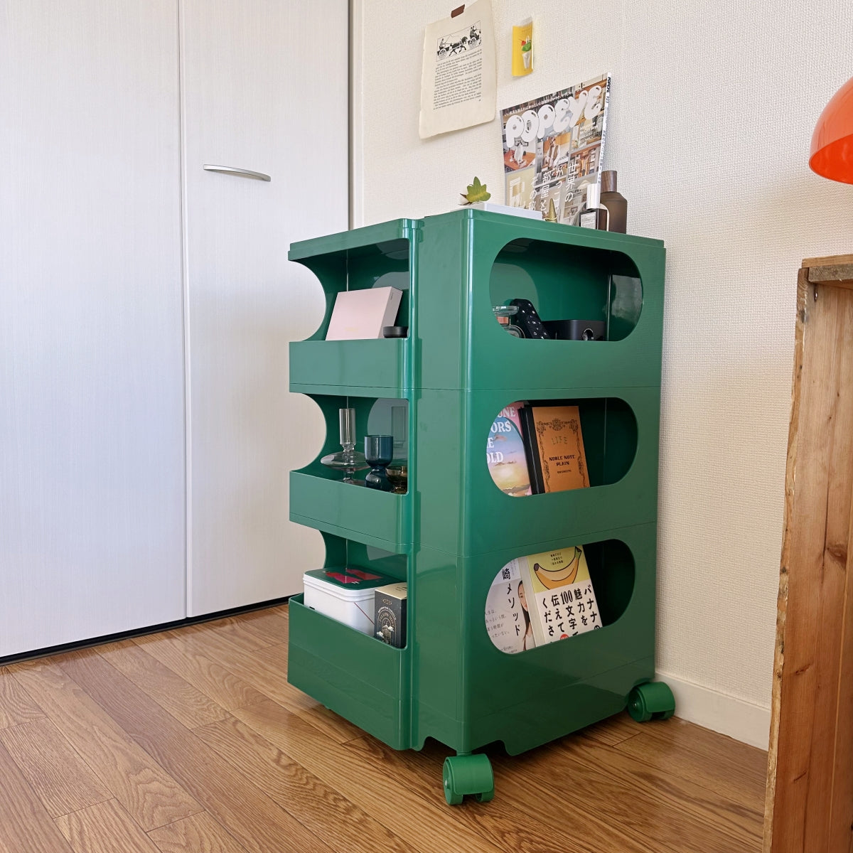 キャスター付きボビーワゴン kocol