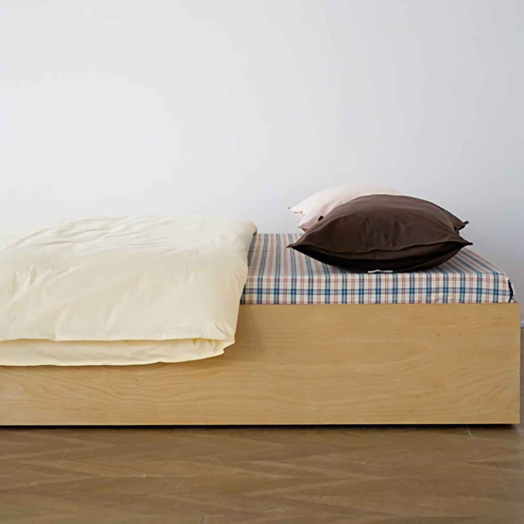 Pure cotton nuance pastel duvet cover, ivory