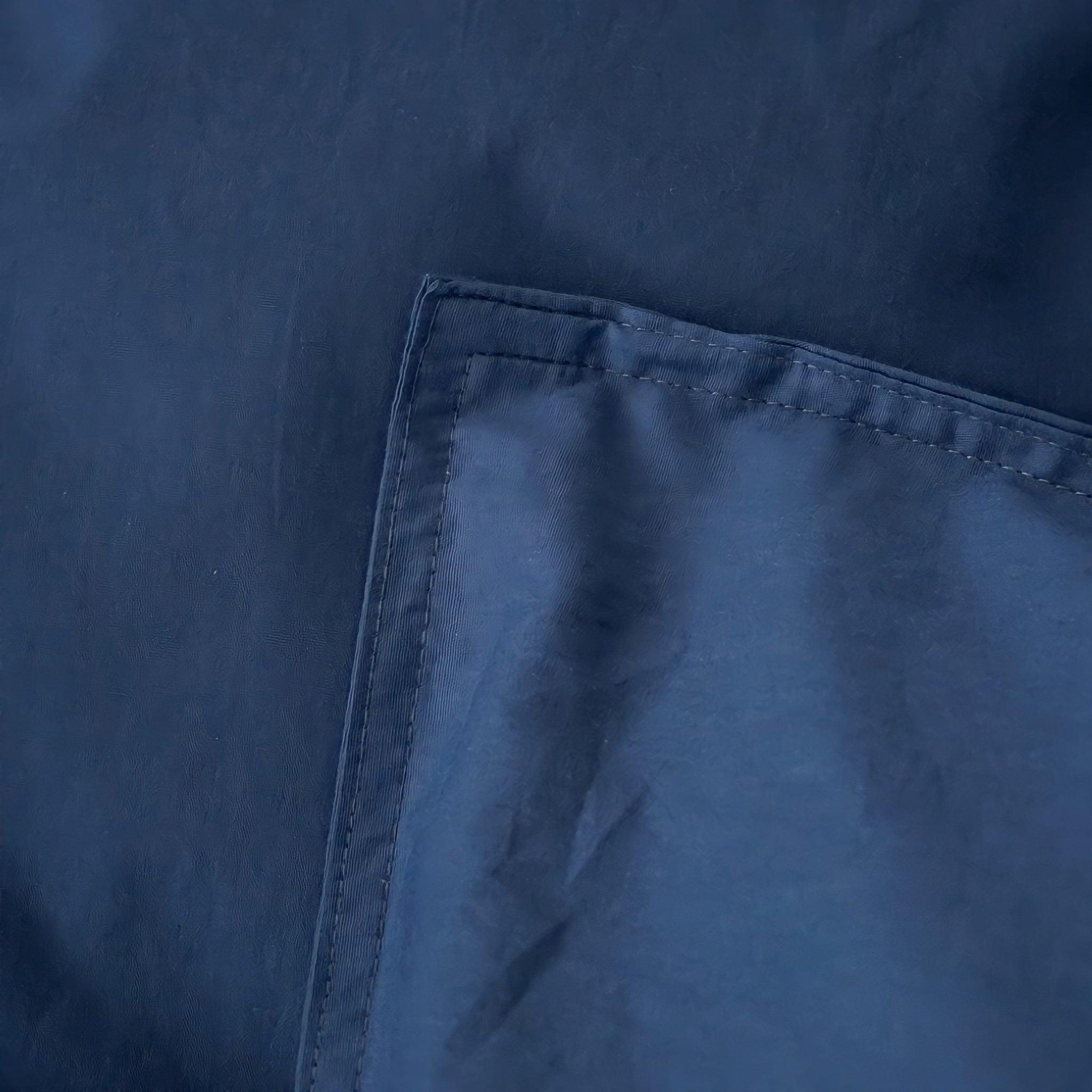 ピュアコットンニュアンスパステル布団カバー ネイビー