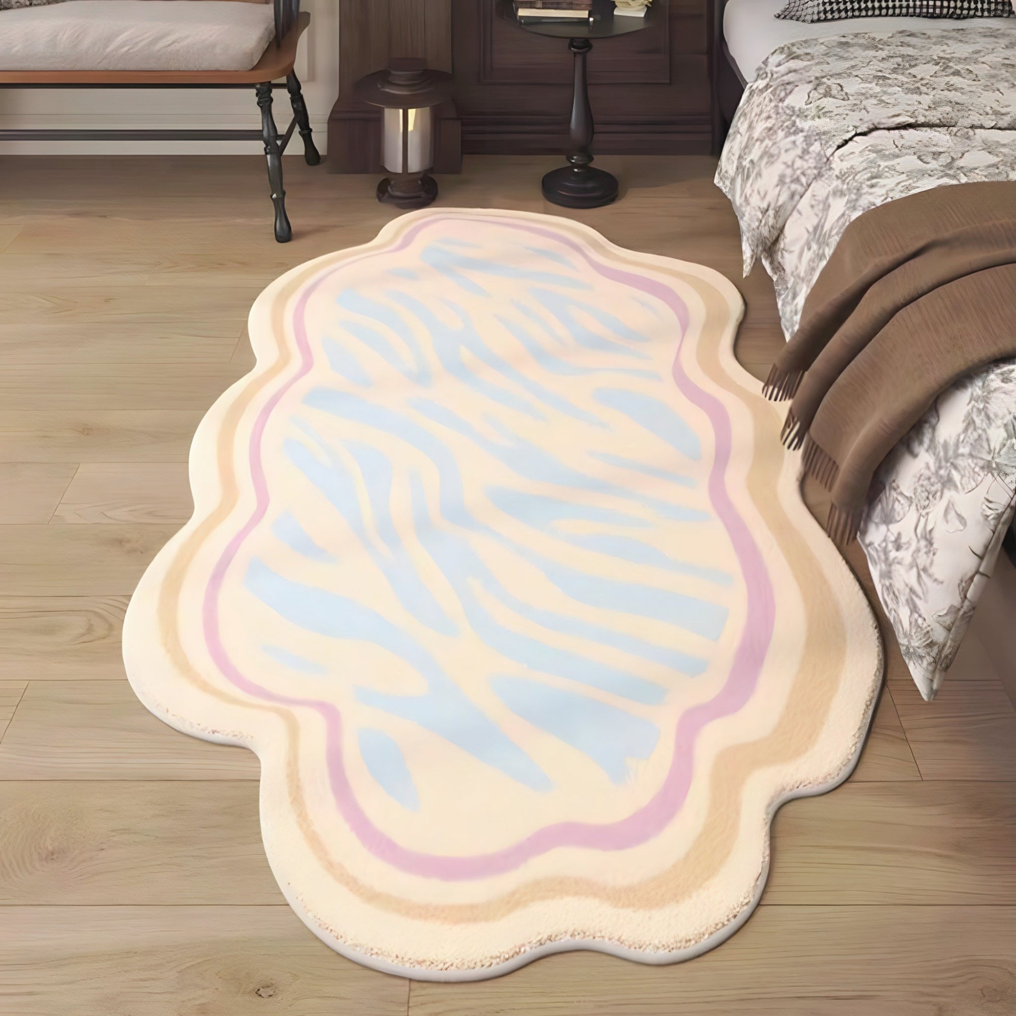 Wave Design Rug Carpet